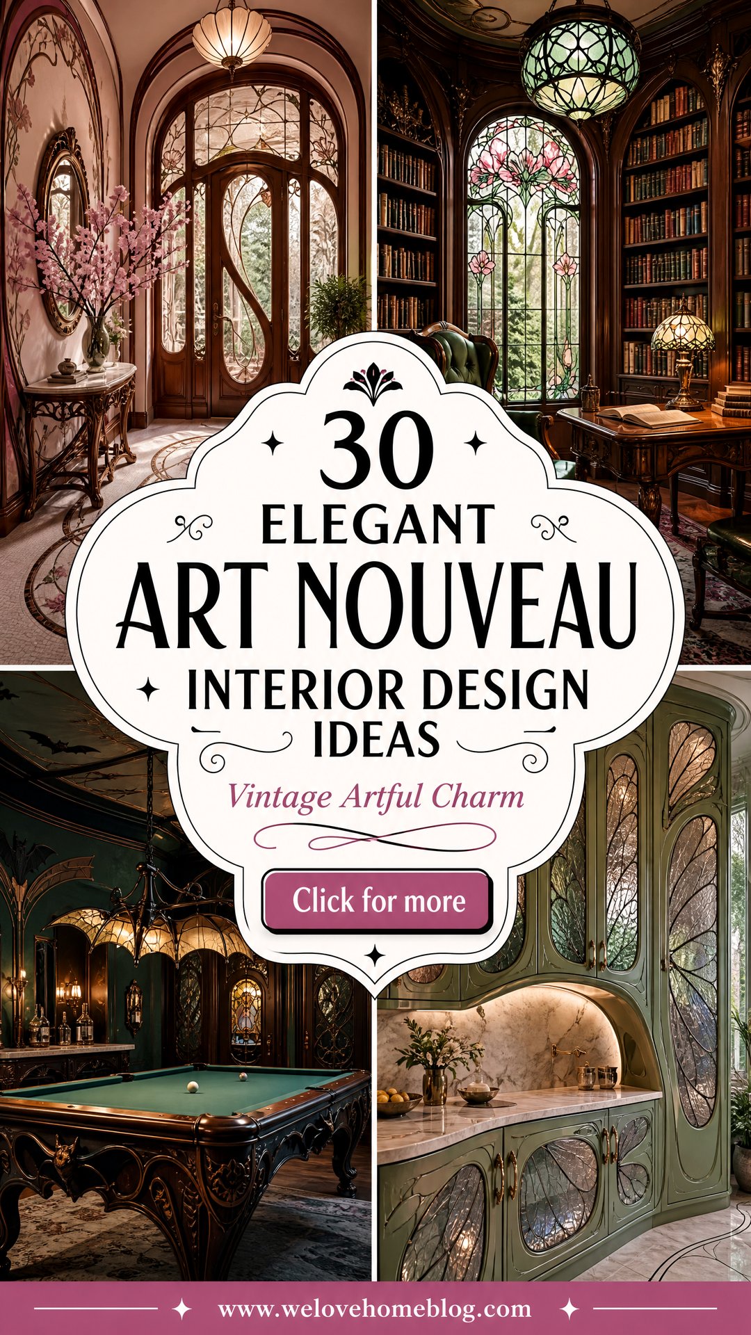 30 Elegant Art Nouveau Interior Design Ideas to Try - 30 Elegant Art Nouveau Interior Design Ideas to Try