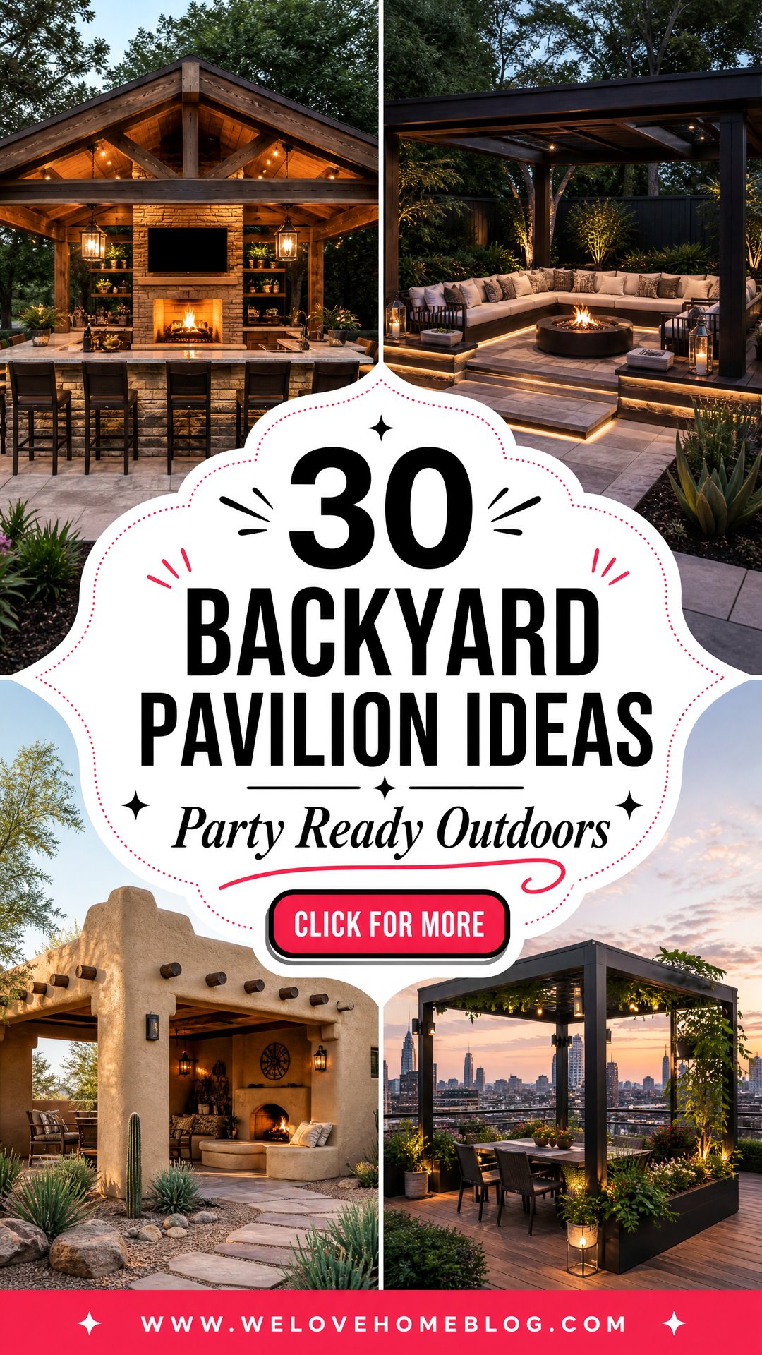 30 Elegant Backyard Pavilion Ideas for Your Next Party - 30 Elegant Backyard Pavilion Ideas for Your Next Party