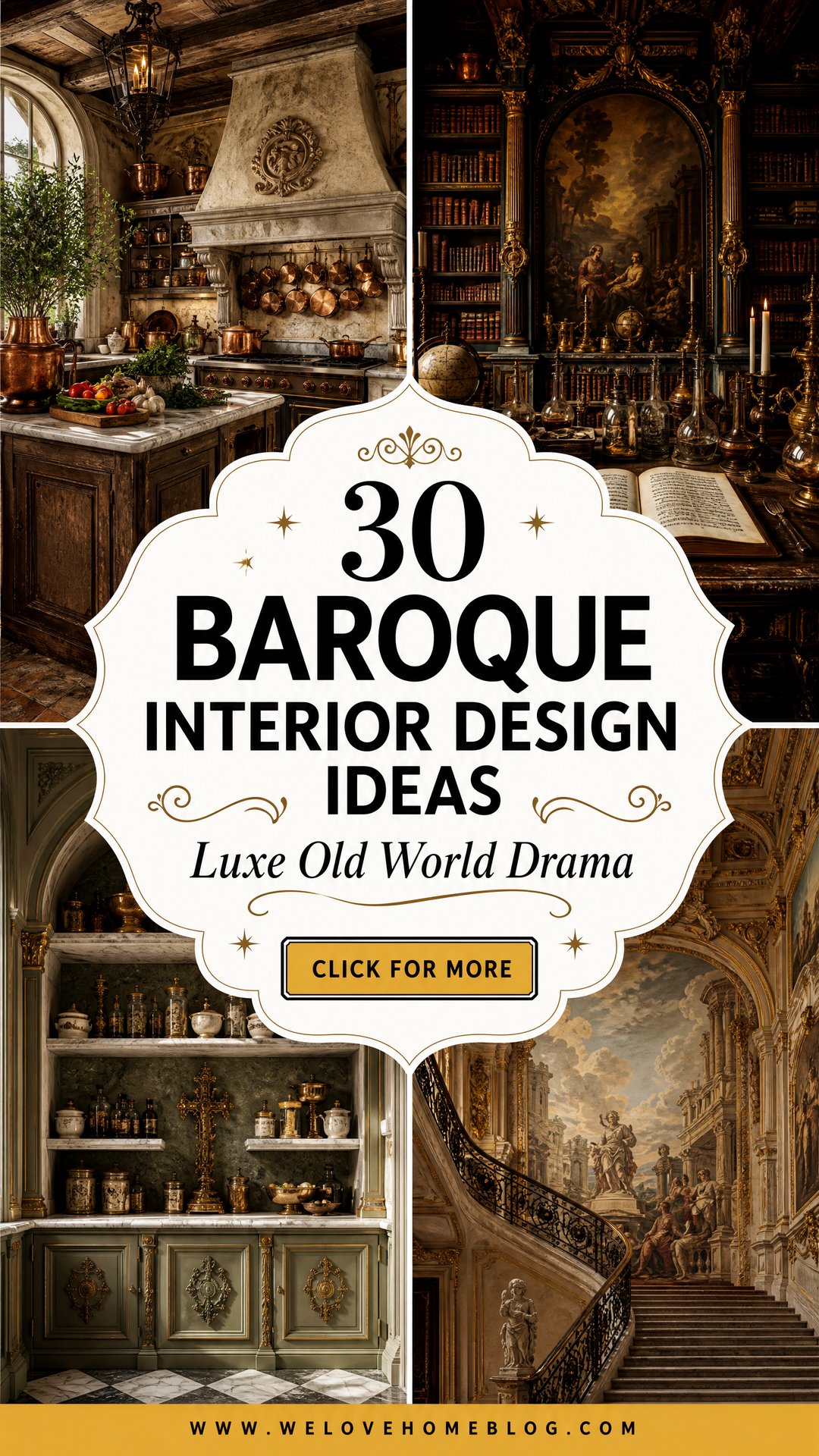30 Elegant Baroque Interior Design Ideas for Luxury - 30 Elegant Baroque Interior Design Ideas for Luxury