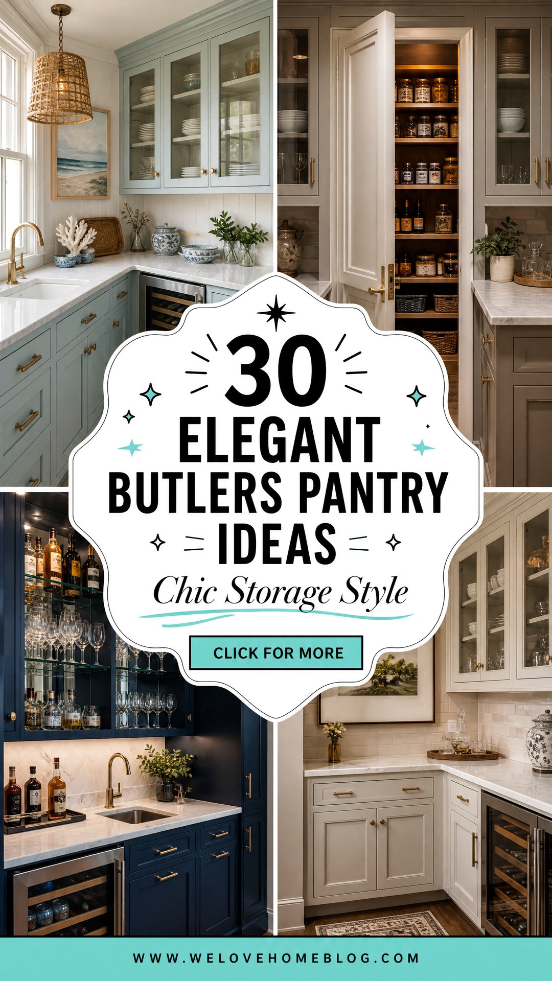 30 Elegant Butlers Pantry Ideas for Your Home - 30 Elegant Butlers Pantry Ideas for Your Home