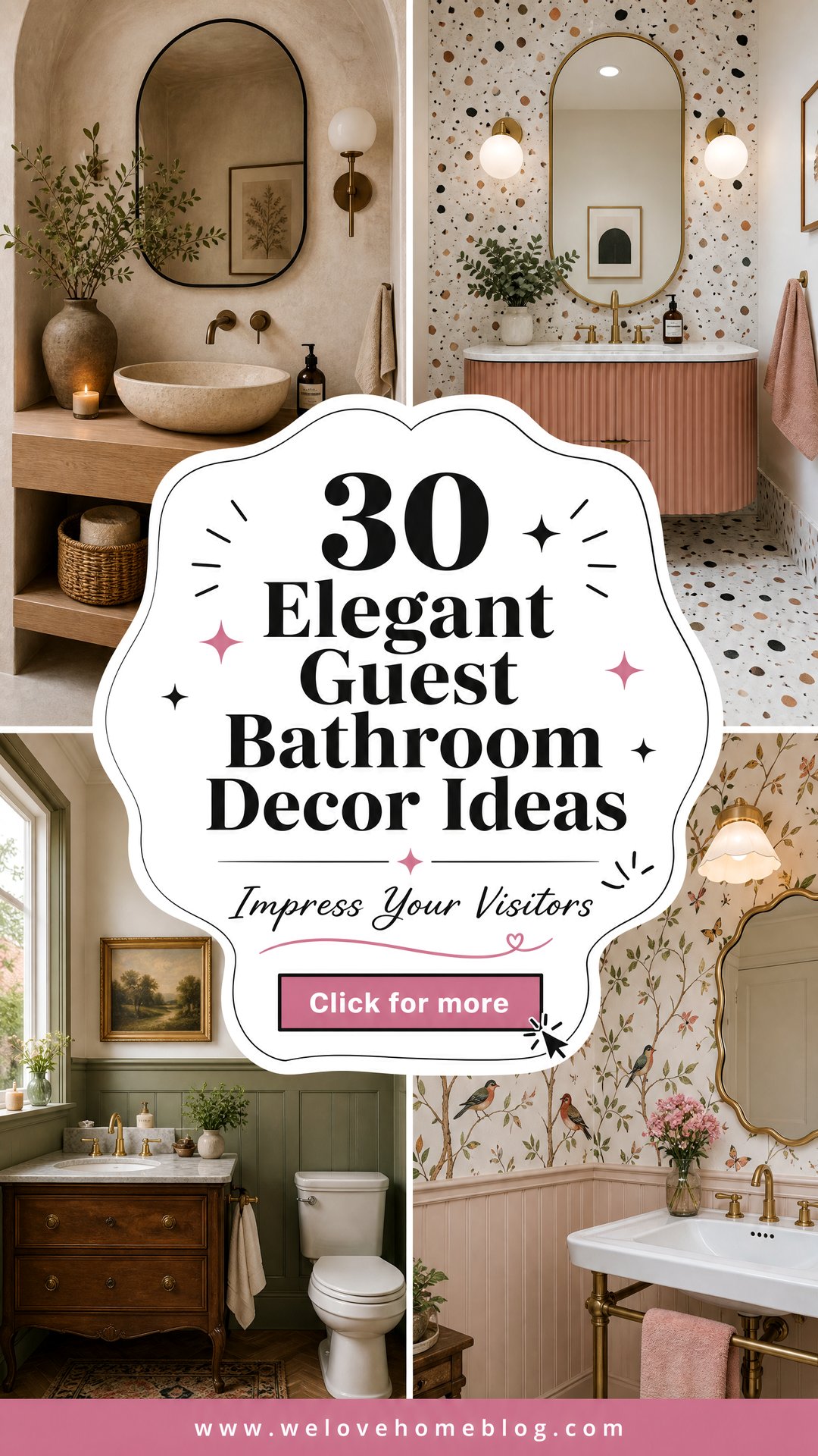 30 Elegant Guest Bathroom Decor Ideas to Impress Visitors - 30 Elegant Guest Bathroom Decor Ideas to Impress Visitors
