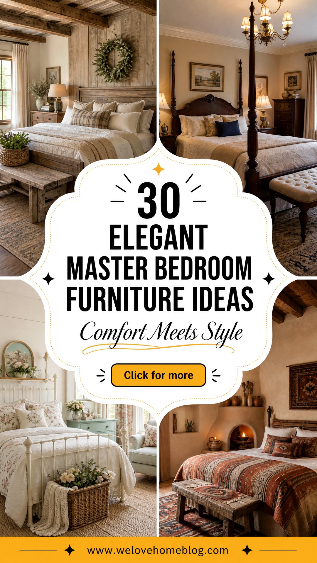 30 Elegant Master Bedroom Furniture Ideas for Comfort - 30 Elegant Master Bedroom Furniture Ideas for Comfort