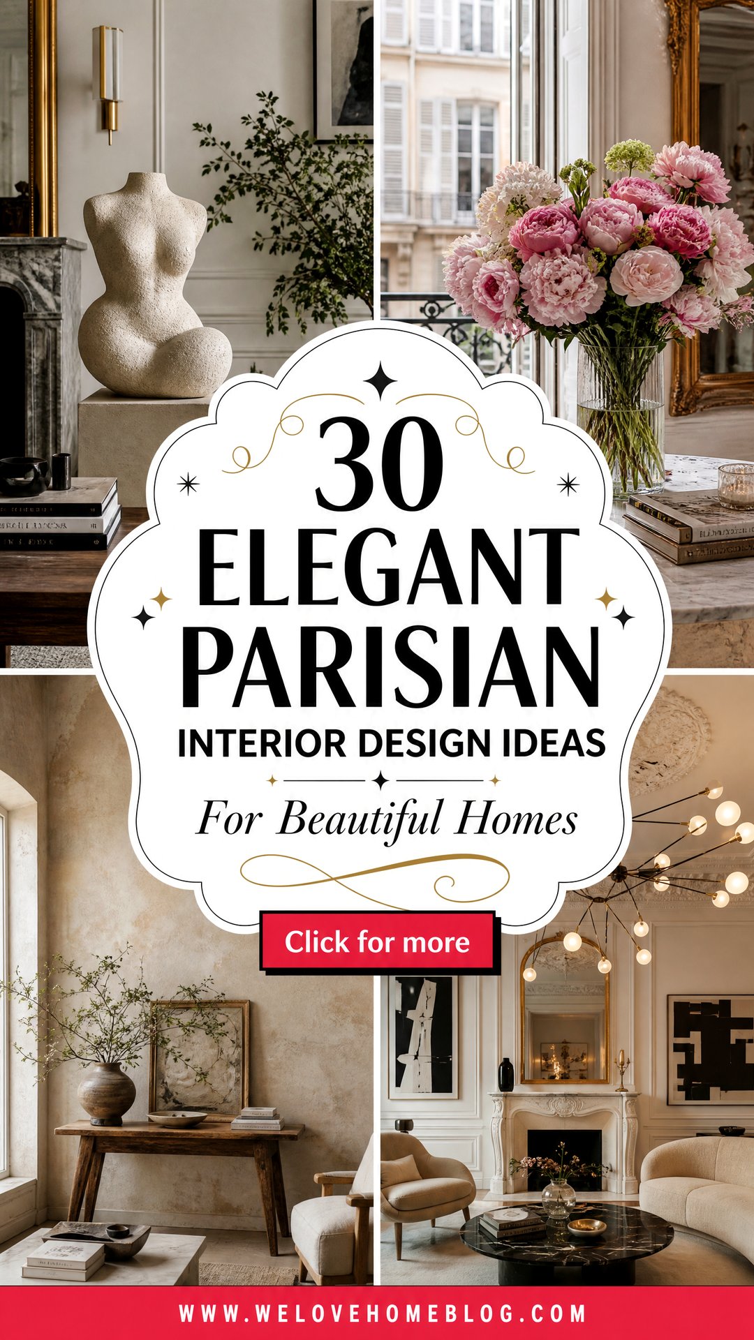 30 Elegant Parisian Interior Design Ideas for Homes - 30 Elegant Parisian Interior Design Ideas for Homes