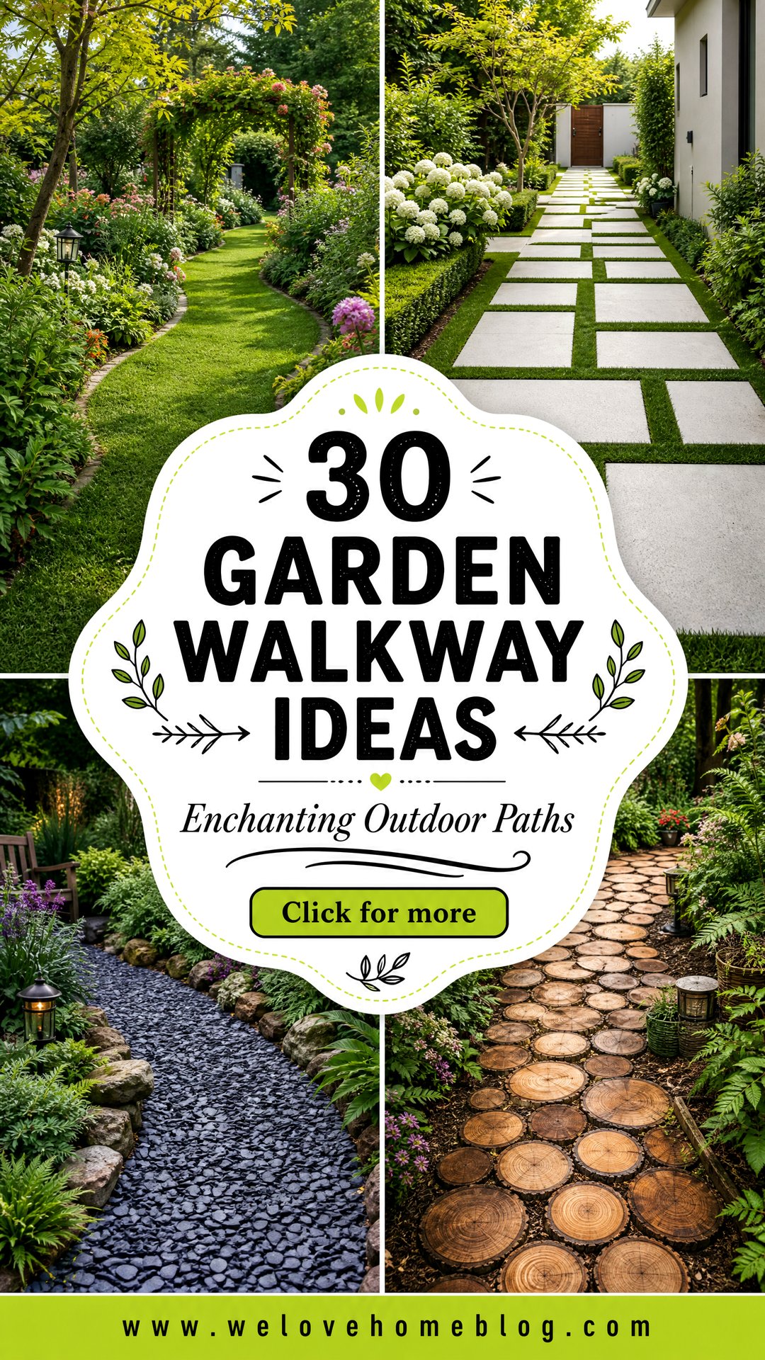 30 Enchanting Garden Walkway Ideas for Your Outdoor Space - 30 Enchanting Garden Walkway Ideas for Your Outdoor Space