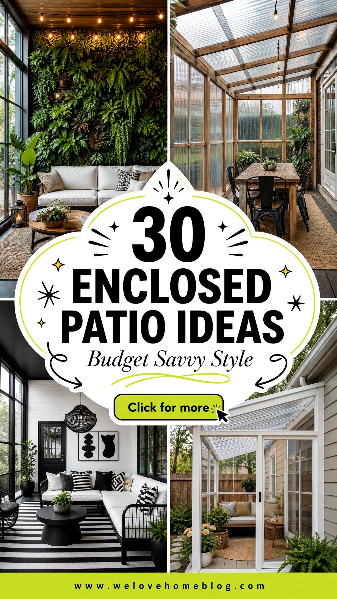 30 Enclosed Patio Ideas on a Budget for Savvy Owners - 30 Enclosed Patio Ideas on a Budget for Savvy Owners
