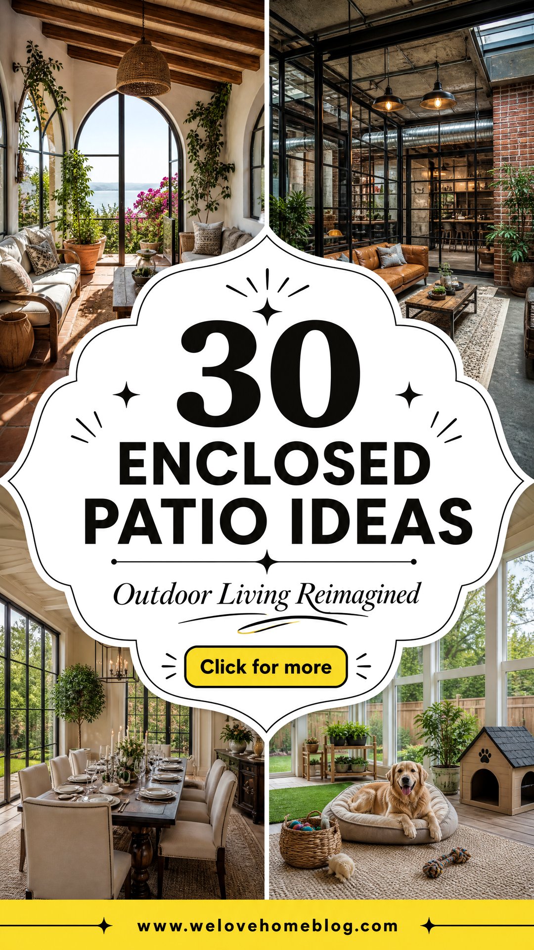 30 Enclosed Patio Ideas to Enjoy Your Outdoor Space - 30 Enclosed Patio Ideas to Enjoy Your Outdoor Space