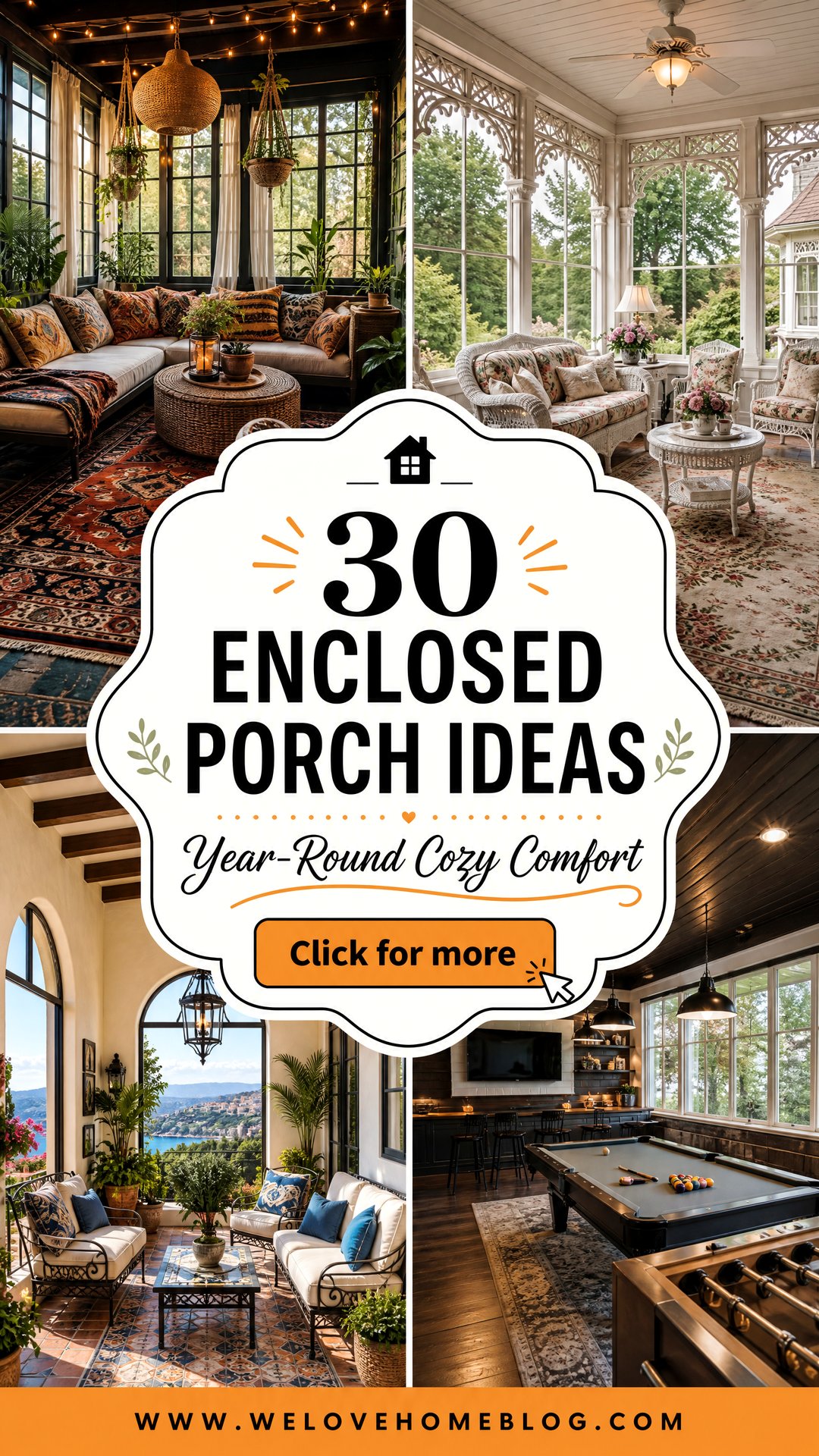 30 Enclosed Porch Ideas for Year-Round Comfort - 30 Enclosed Porch Ideas for Year-Round Comfort