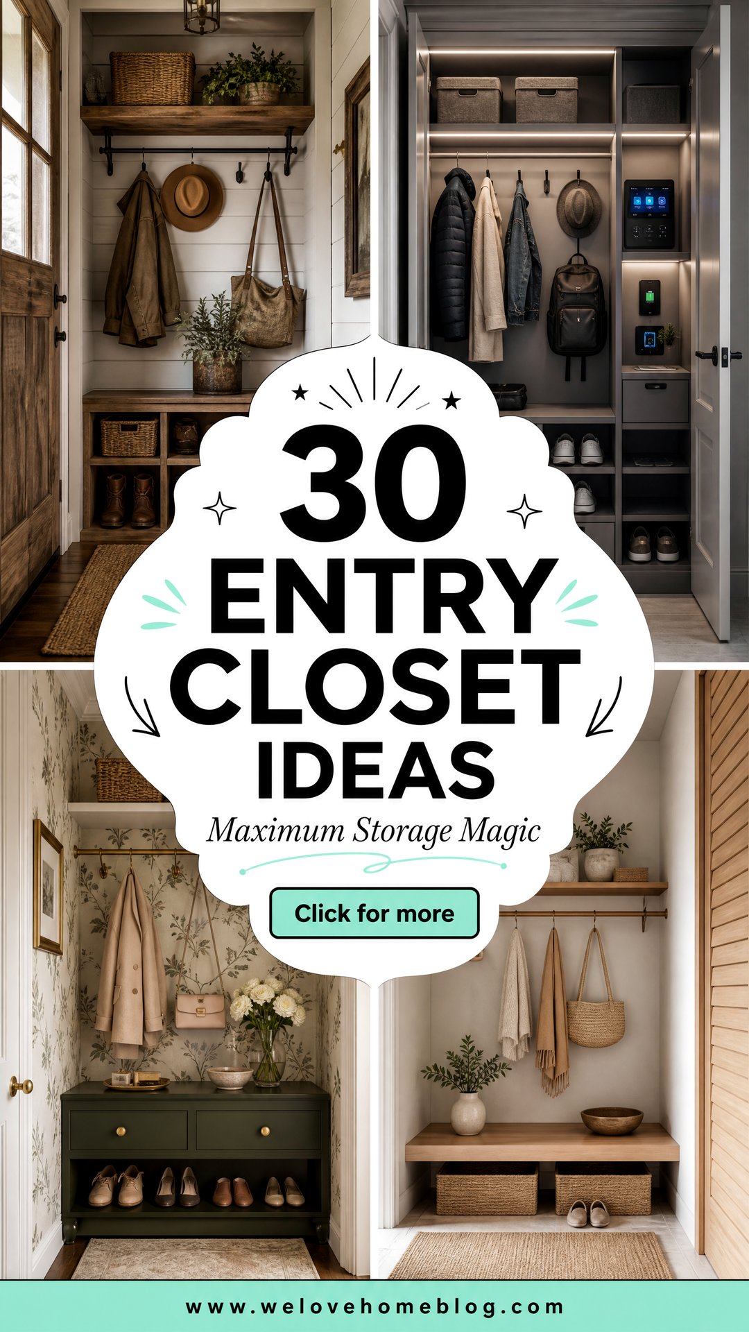 30 Entry Closet Ideas for Maximum Storage Efficiency - 30 Entry Closet Ideas for Maximum Storage Efficiency