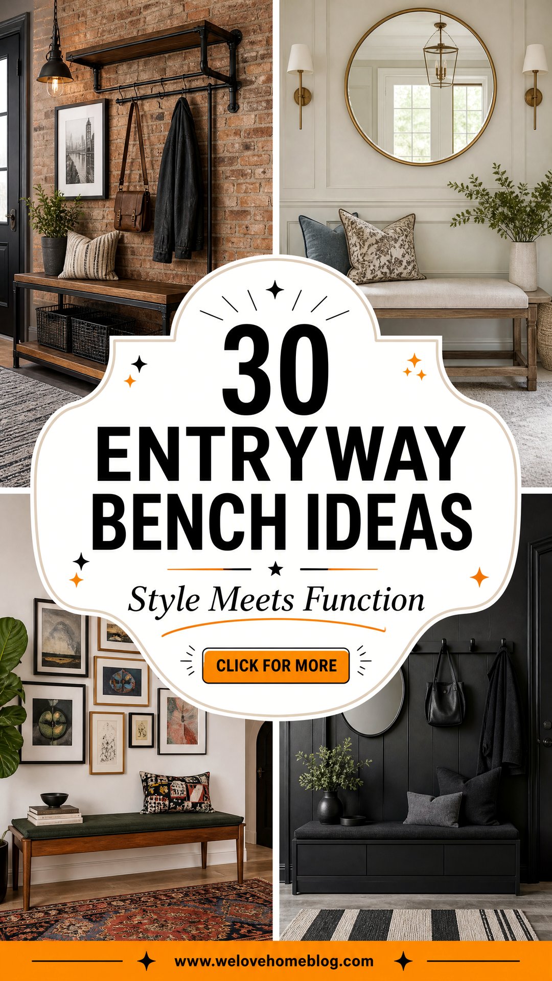 30 Entryway Bench Ideas for Style and Functionality - 30 Entryway Bench Ideas for Style and Functionality