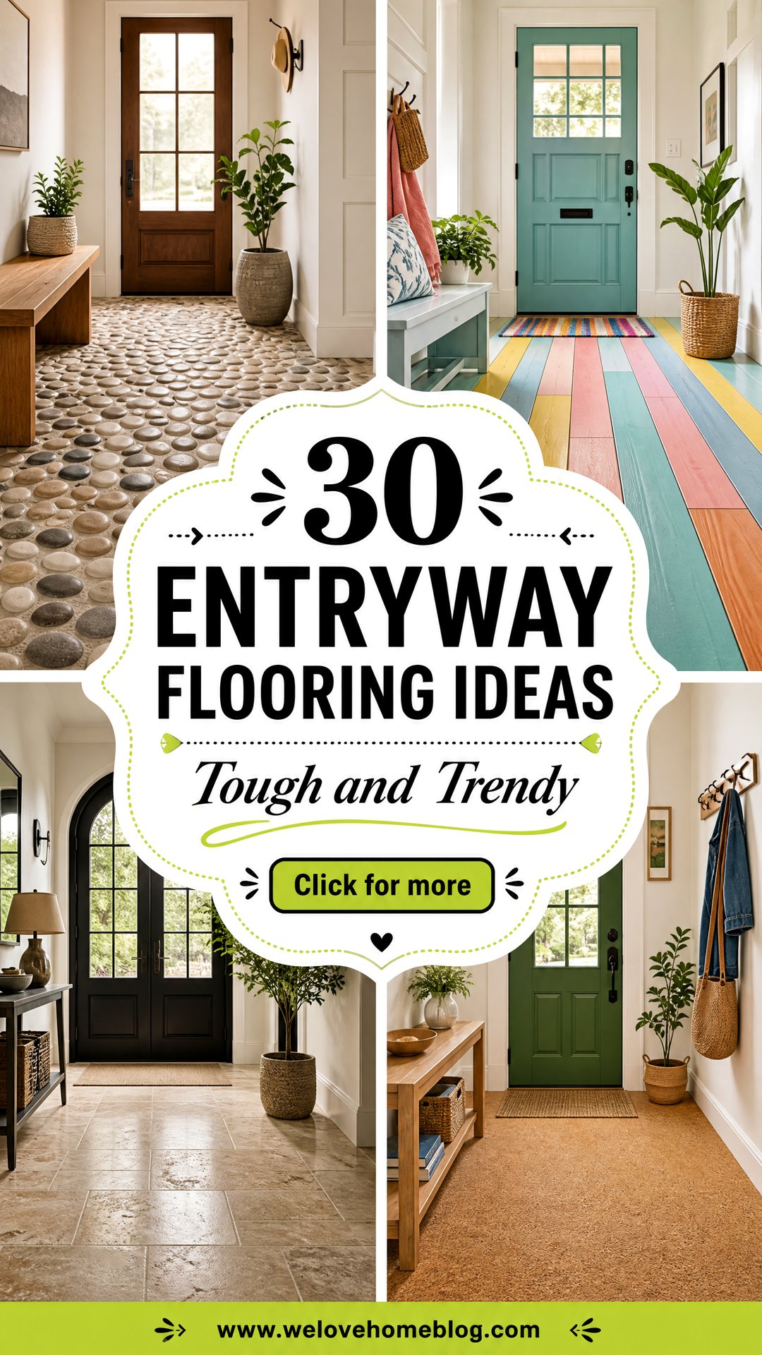 30 Entryway Flooring Ideas That Are Tough and Trendy - 30 Entryway Flooring Ideas That Are Tough and Trendy