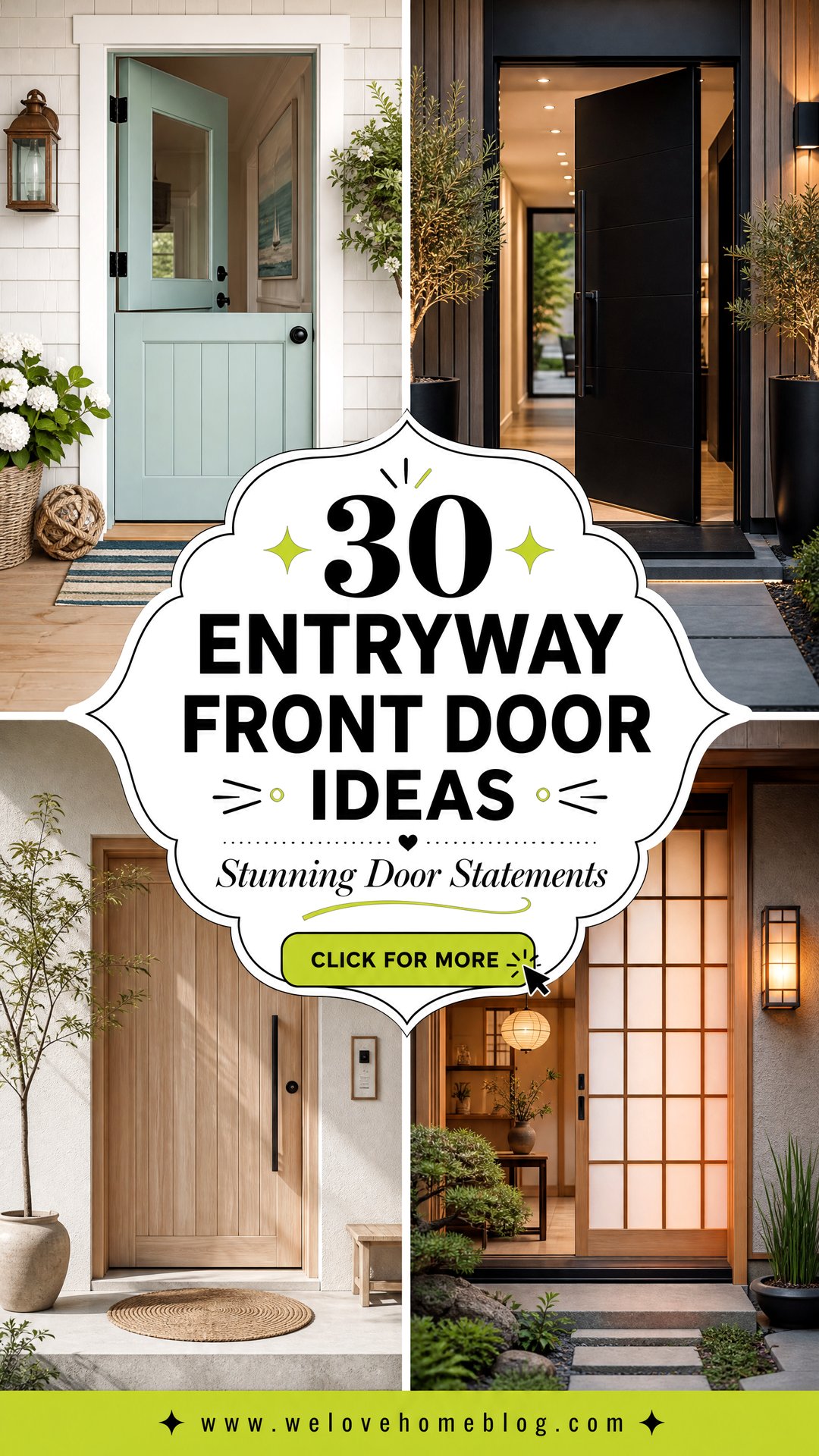 30 Entryway Front Door Ideas for a Stunning Entrance - 30 Entryway Front Door Ideas for a Stunning Entrance