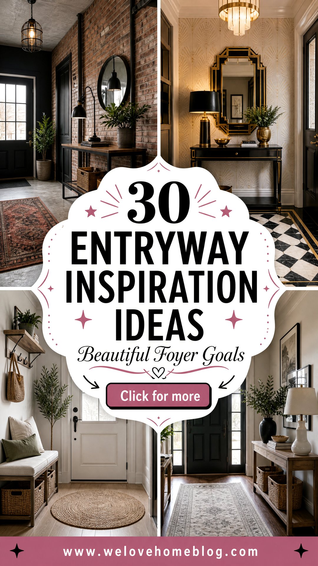30 Entryway Inspiration Ideas for a Beautiful Foyer - 30 Entryway Inspiration Ideas for a Beautiful Foyer