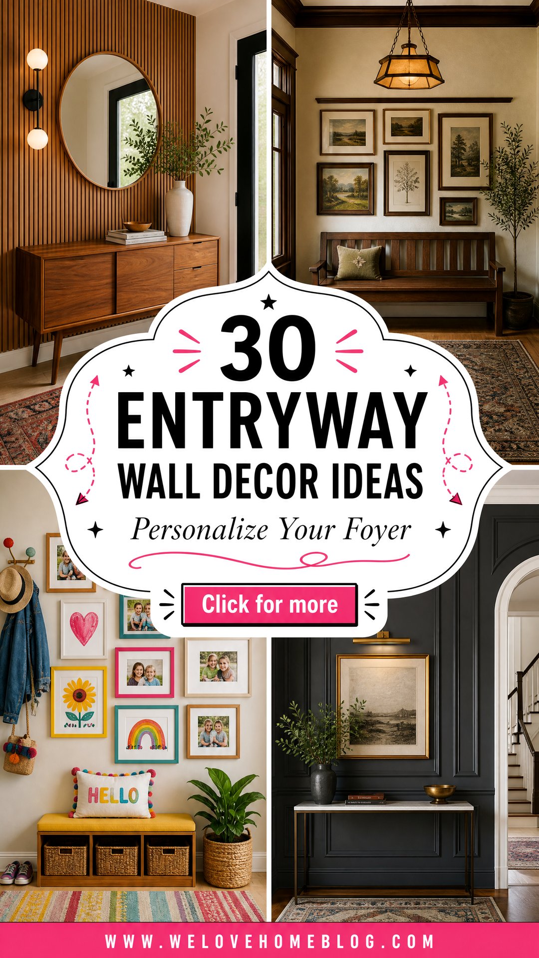 30 Entryway Wall Decor Ideas to Personalize Your Foyer - 30 Entryway Wall Decor Ideas to Personalize Your Foyer