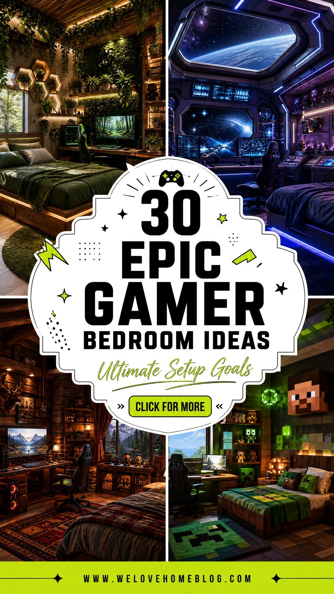 30 Epic Gamer Bedroom Ideas for the Ultimate Setup - 30 Epic Gamer Bedroom Ideas for the Ultimate Setup