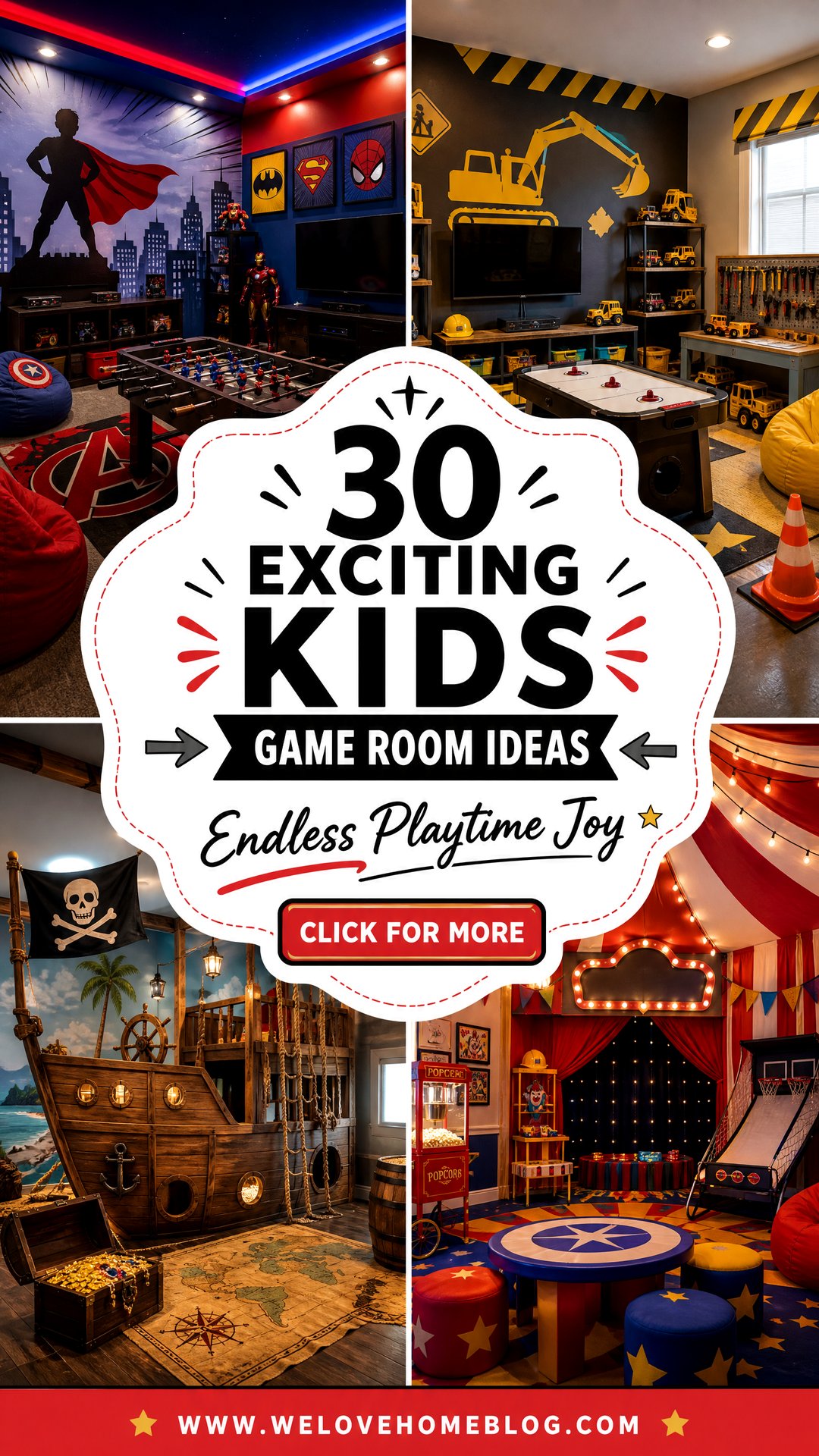 30 Exciting Kids Game Room Ideas for Endless Fun - 30 Exciting Kids Game Room Ideas for Endless Fun
