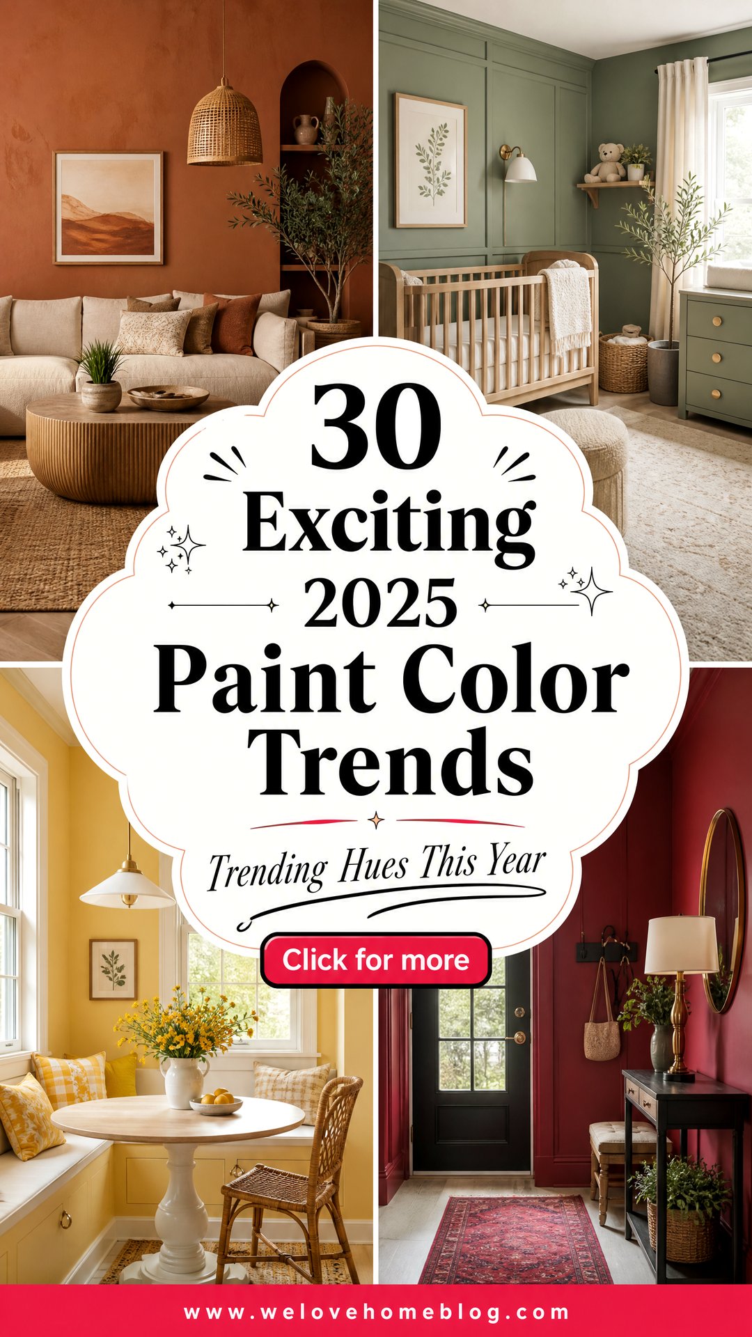 30 Exciting 2025 Paint Color Trends for Your Interior - 30 Exciting 2025 Paint Color Trends for Your Interior