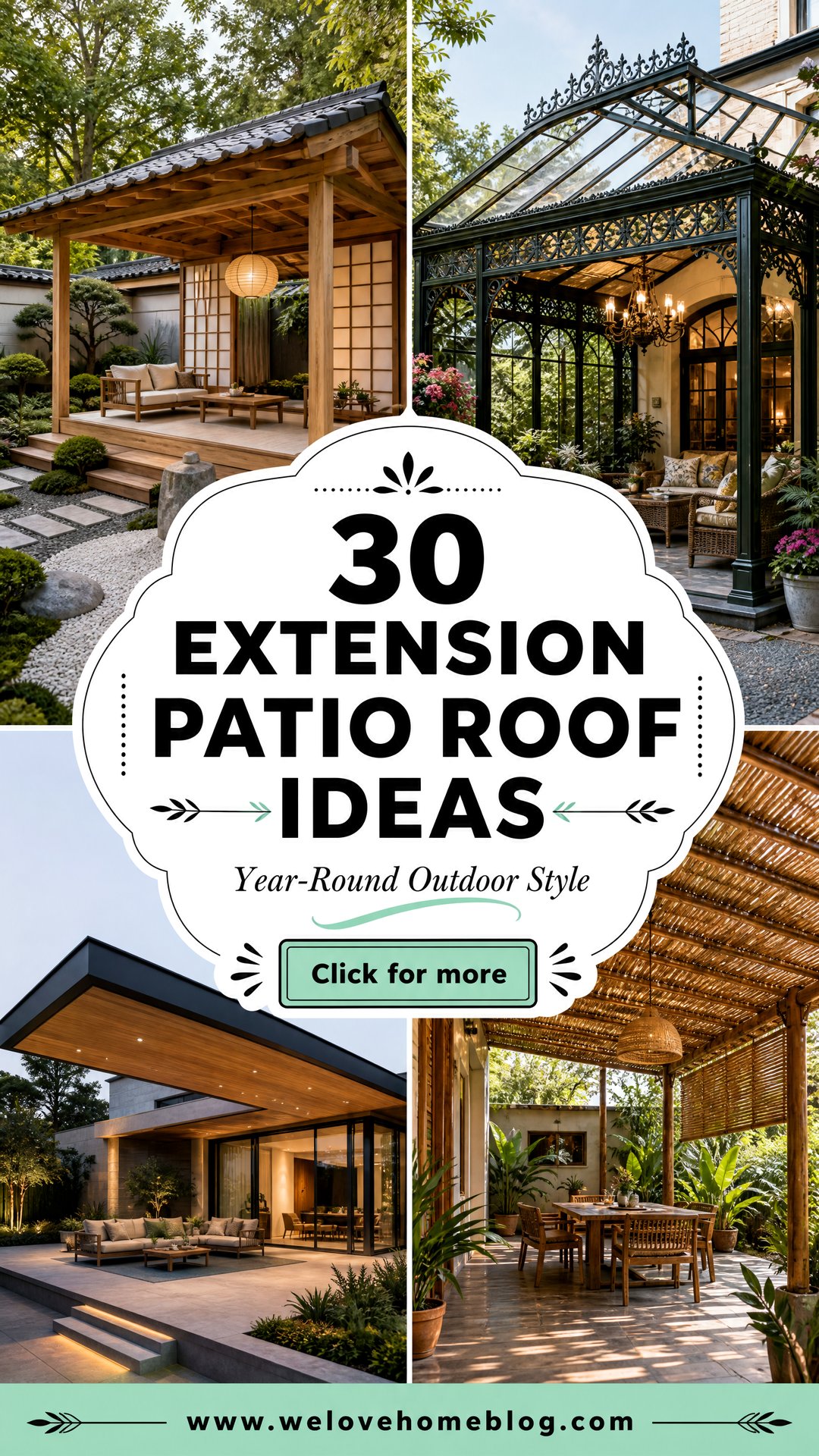 30 Extension Patio Roof Ideas for Year-Round Use - 30 Extension Patio Roof Ideas for Year-Round Use