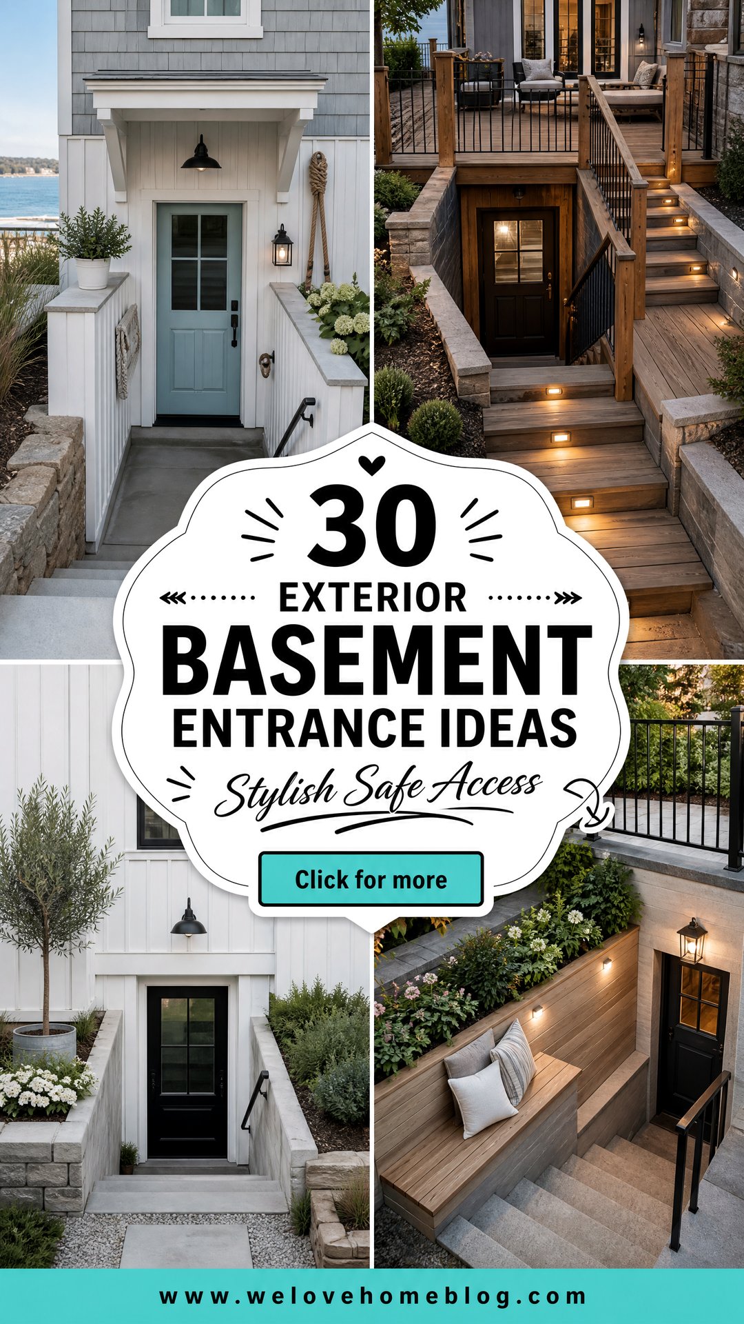 30 Exterior Basement Entrance Ideas for Style and Safety - 30 Exterior Basement Entrance Ideas for Style and Safety