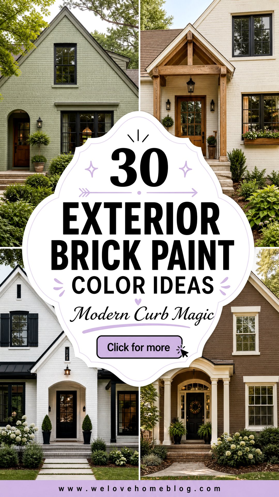 30 Exterior Brick Paint Color Ideas to Modernize Homes - 30 Exterior Brick Paint Color Ideas to Modernize Homes
