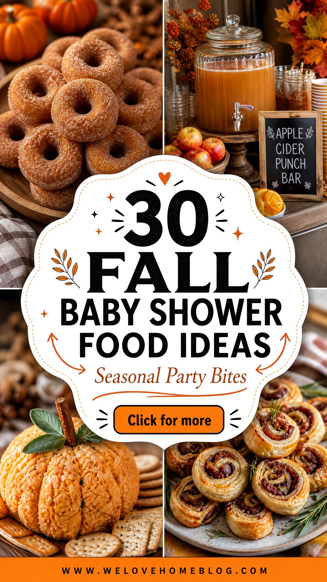 30 Fall Baby Shower Food Ideas for a Seasonal Party - 30 Fall Baby Shower Food Ideas for a Seasonal Party