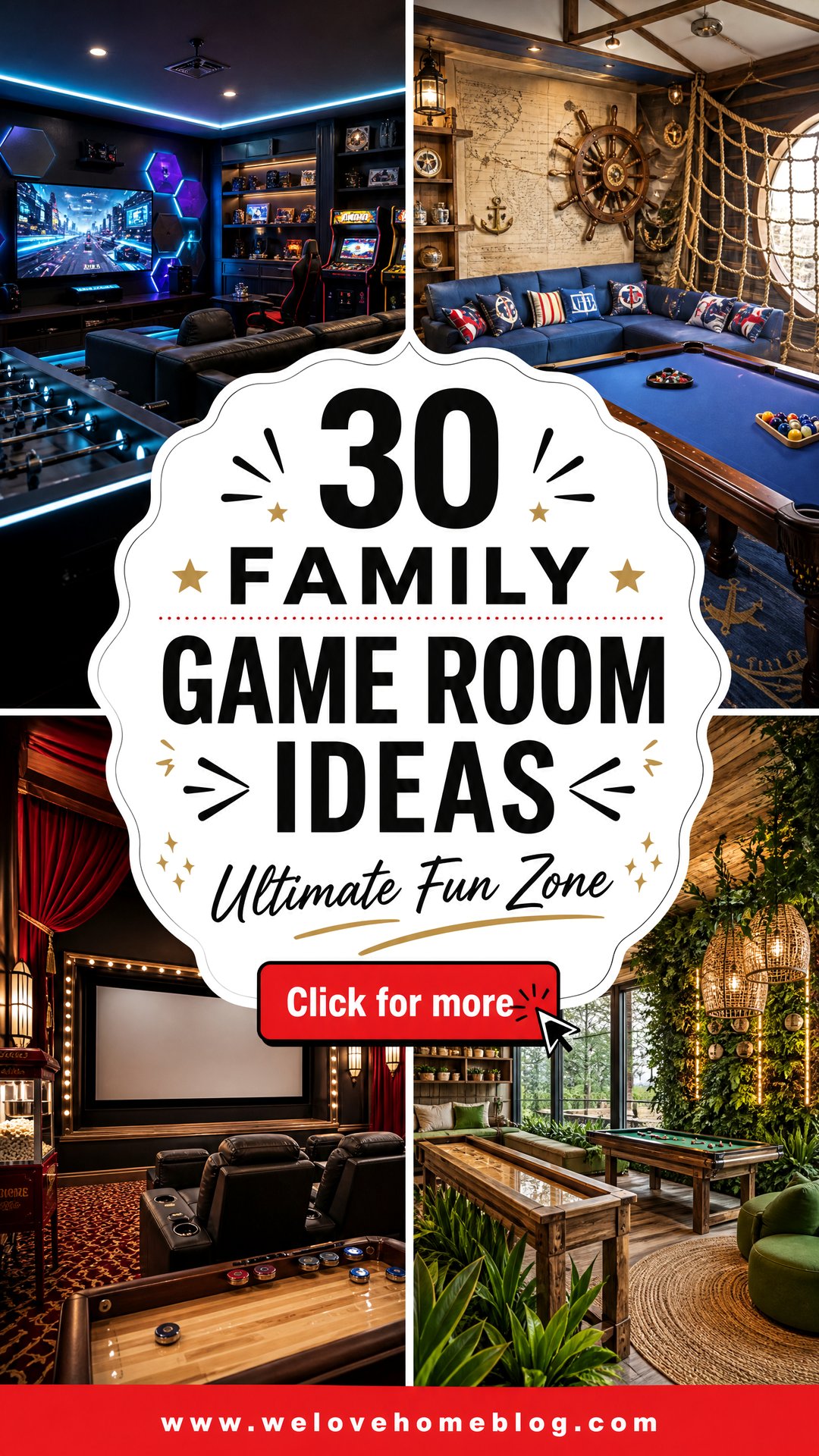 30 Family Game Room Ideas for the Ultimate Fun Zone - 30 Family Game Room Ideas for the Ultimate Fun Zone