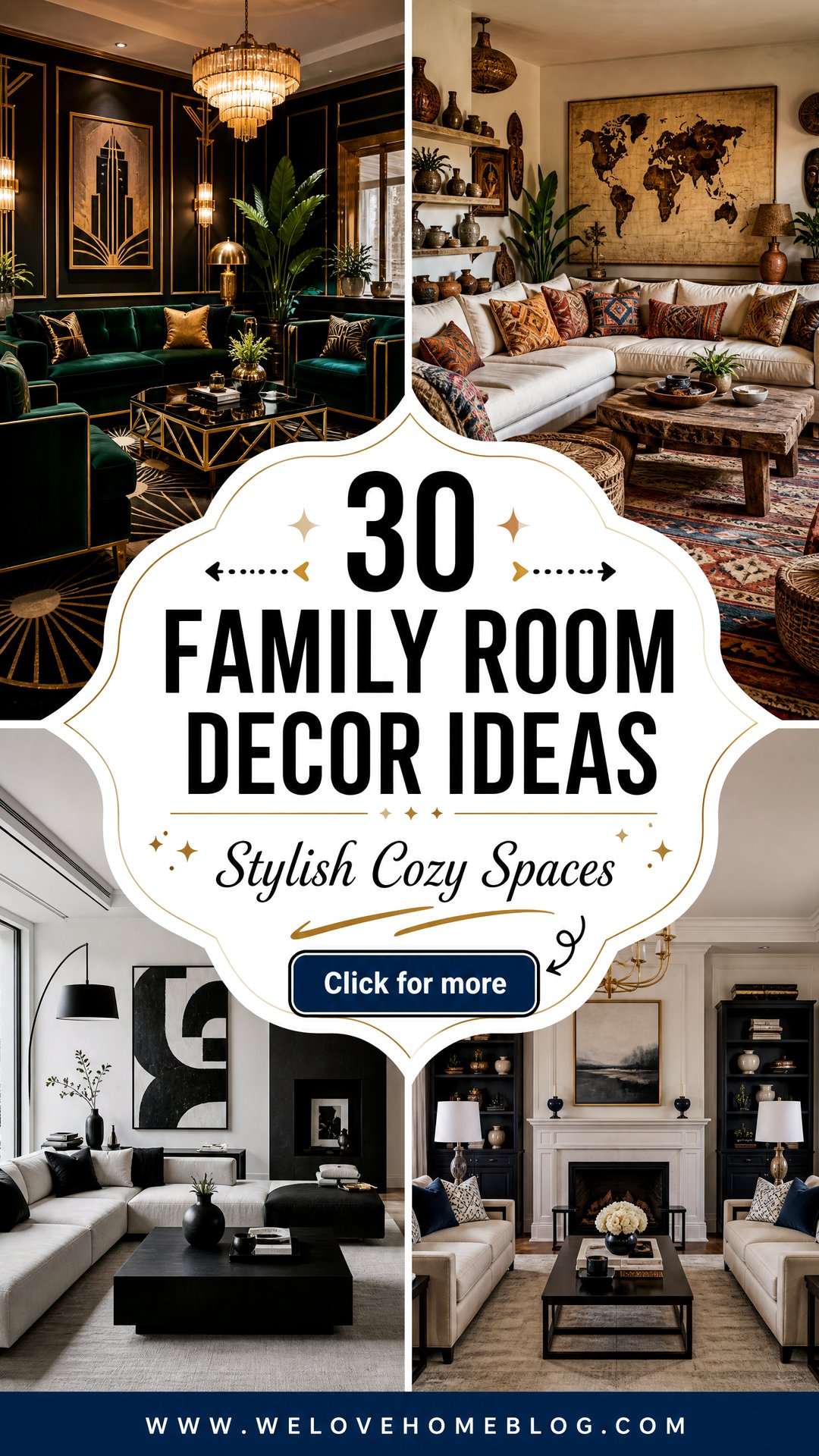 30 Family Room Decor Ideas for a Stylish Cozy Home - 30 Family Room Decor Ideas for a Stylish, Cozy Home