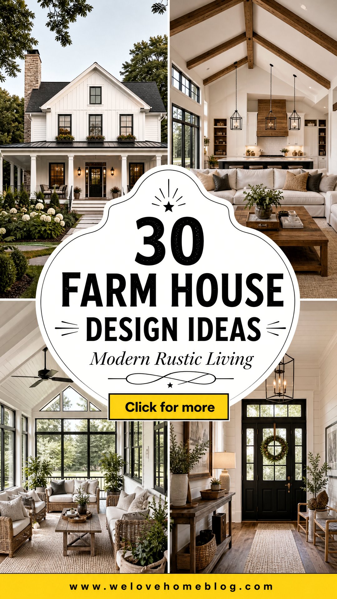 30 Farm House Design Ideas for Modern Rustic Living - 30 Farm House Design Ideas for Modern Rustic Living
