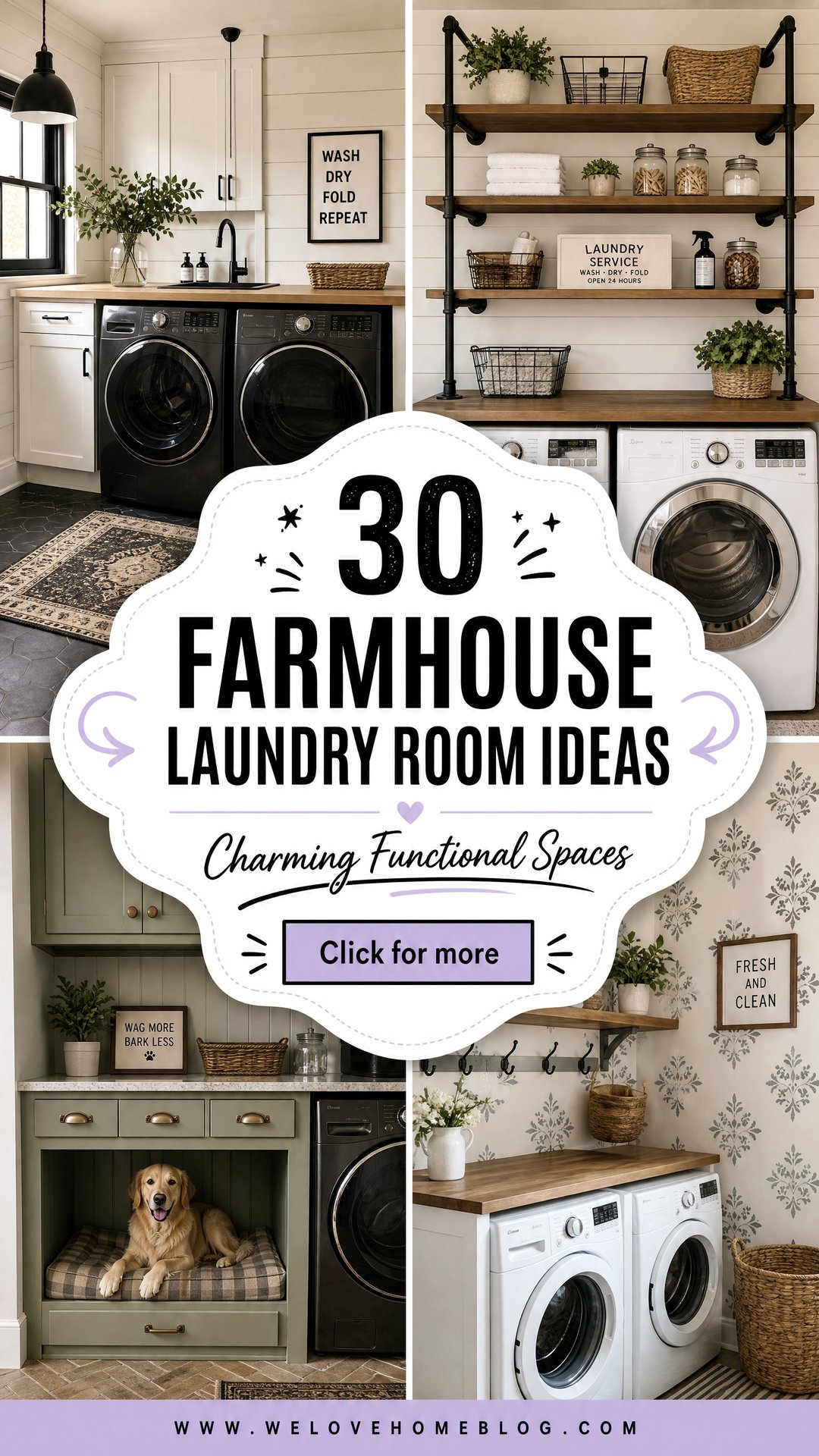 30 Farmhouse Laundry Room Ideas - 30 Farmhouse Laundry Room Ideas