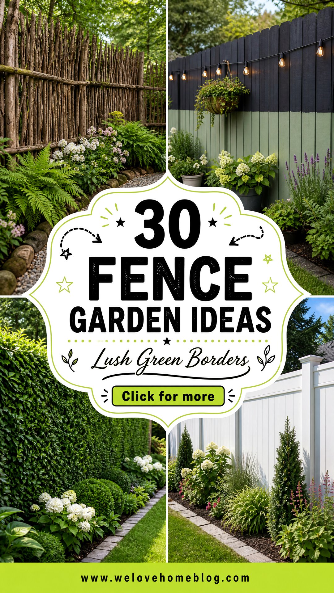 30 Fence Garden Ideas - 30 Fence Garden Ideas