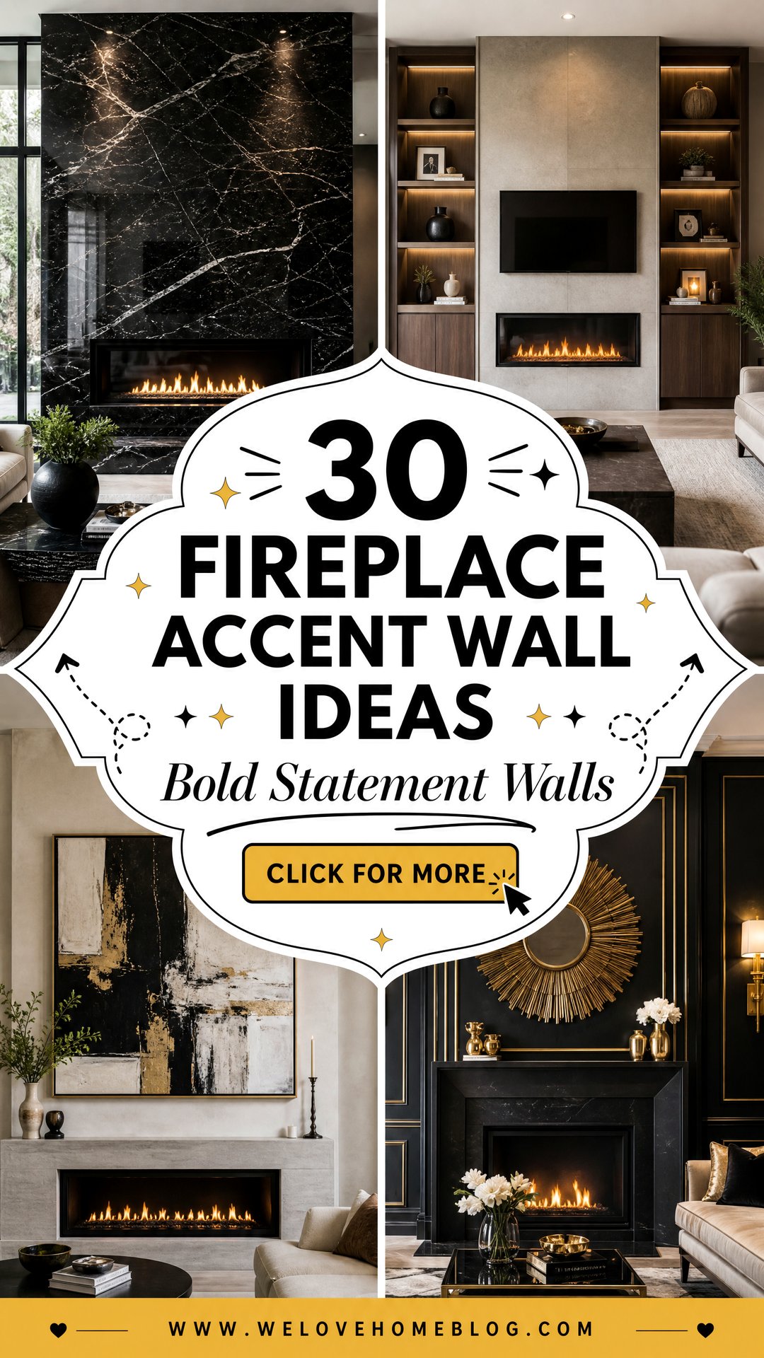 30 Fireplace Accent Wall Ideas - 30 Fireplace Accent Wall Ideas