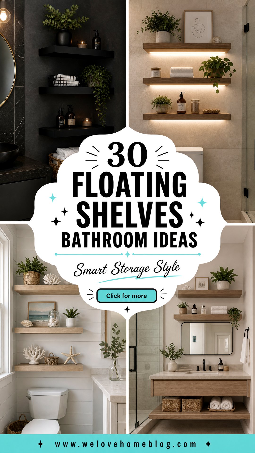 30 Floating Shelves Bathroom Ideas - 30 Floating Shelves Bathroom Ideas