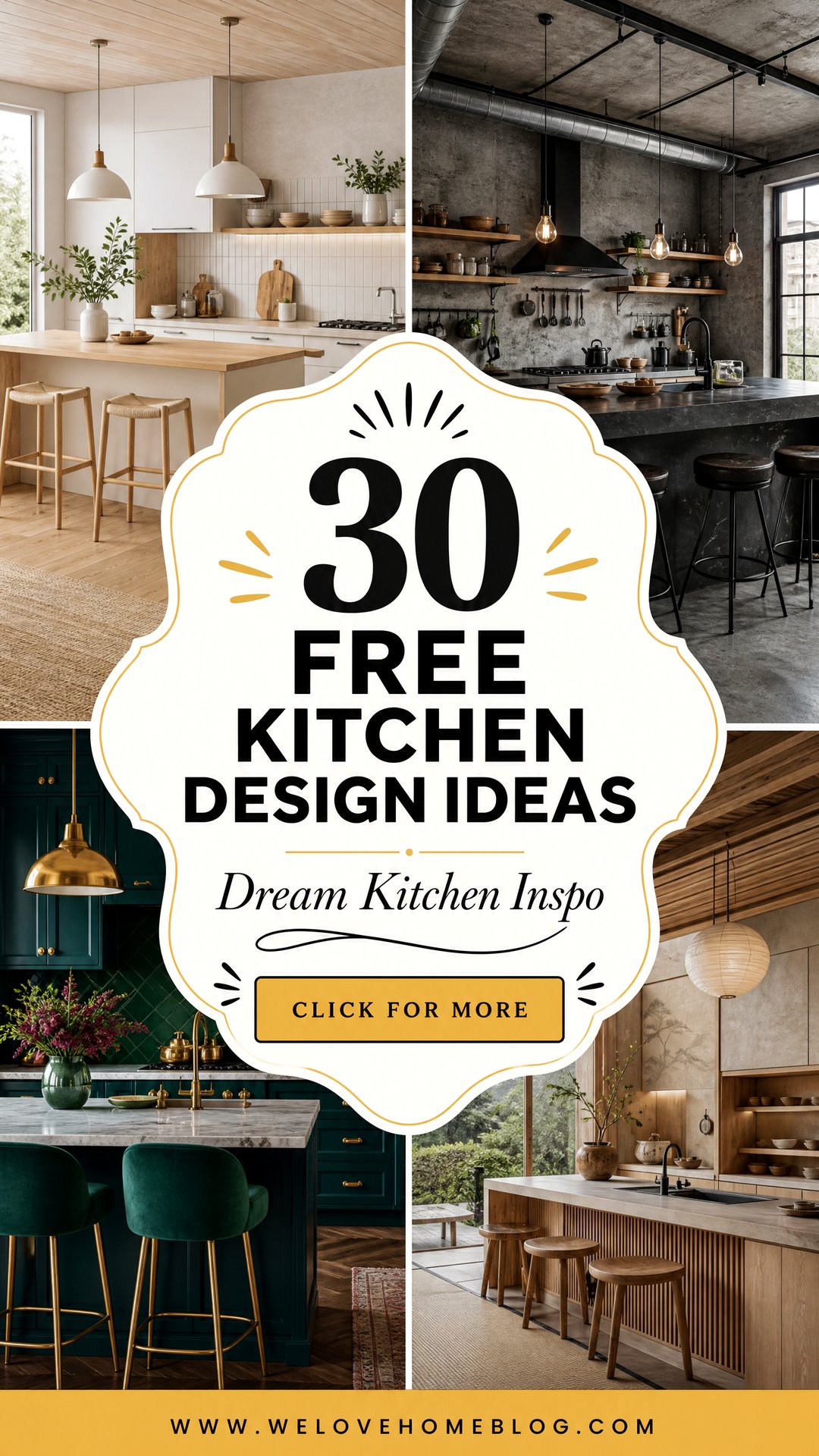 30 Free Kitchen Design Ideas for Your Dream Renovation - 30 Free Kitchen Design Ideas for Your Dream Renovation
