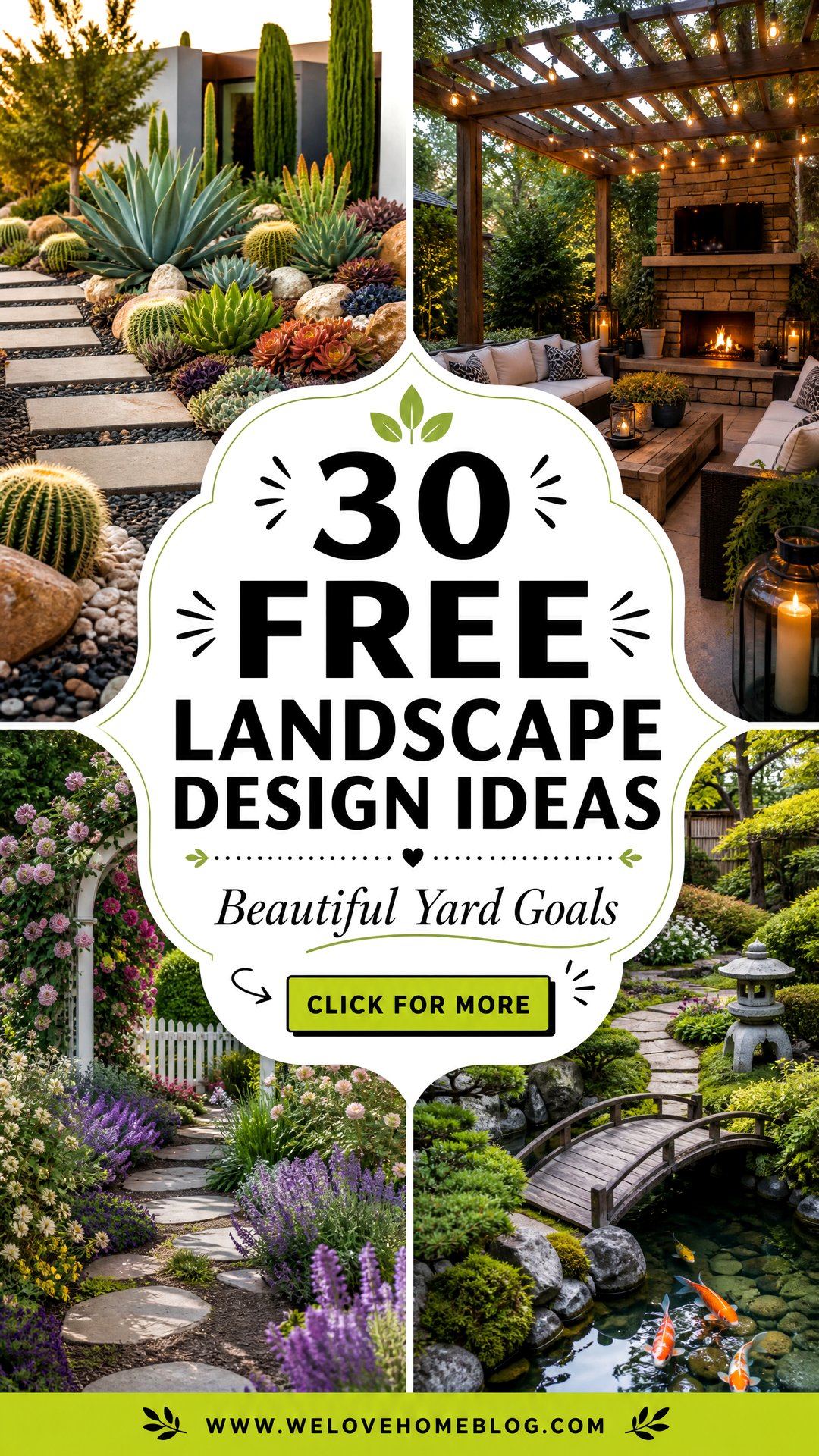30 Free Landscape Design Ideas for a Beautiful Yard - We Love Home Blog