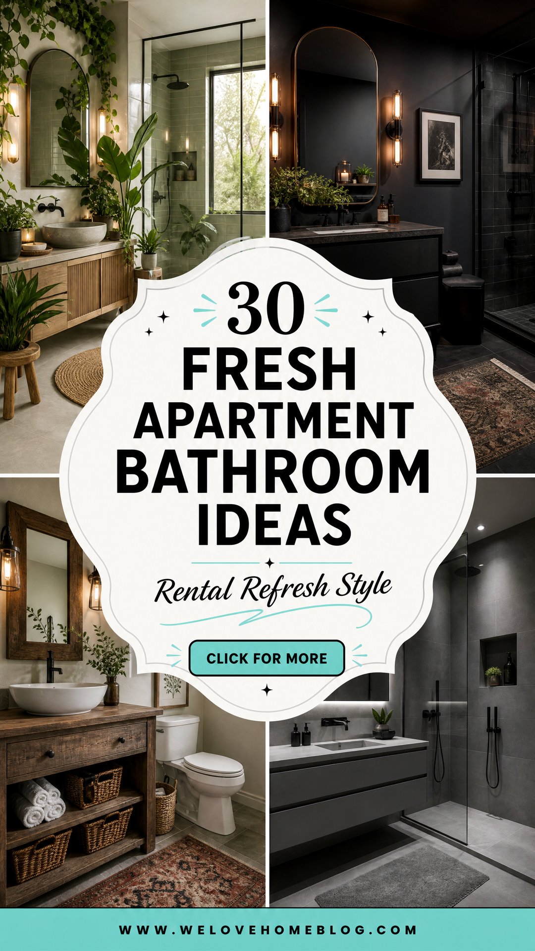 30 Fresh Apartment Bathroom Ideas for Your Rental - 30 Fresh Apartment Bathroom Ideas for Your Rental