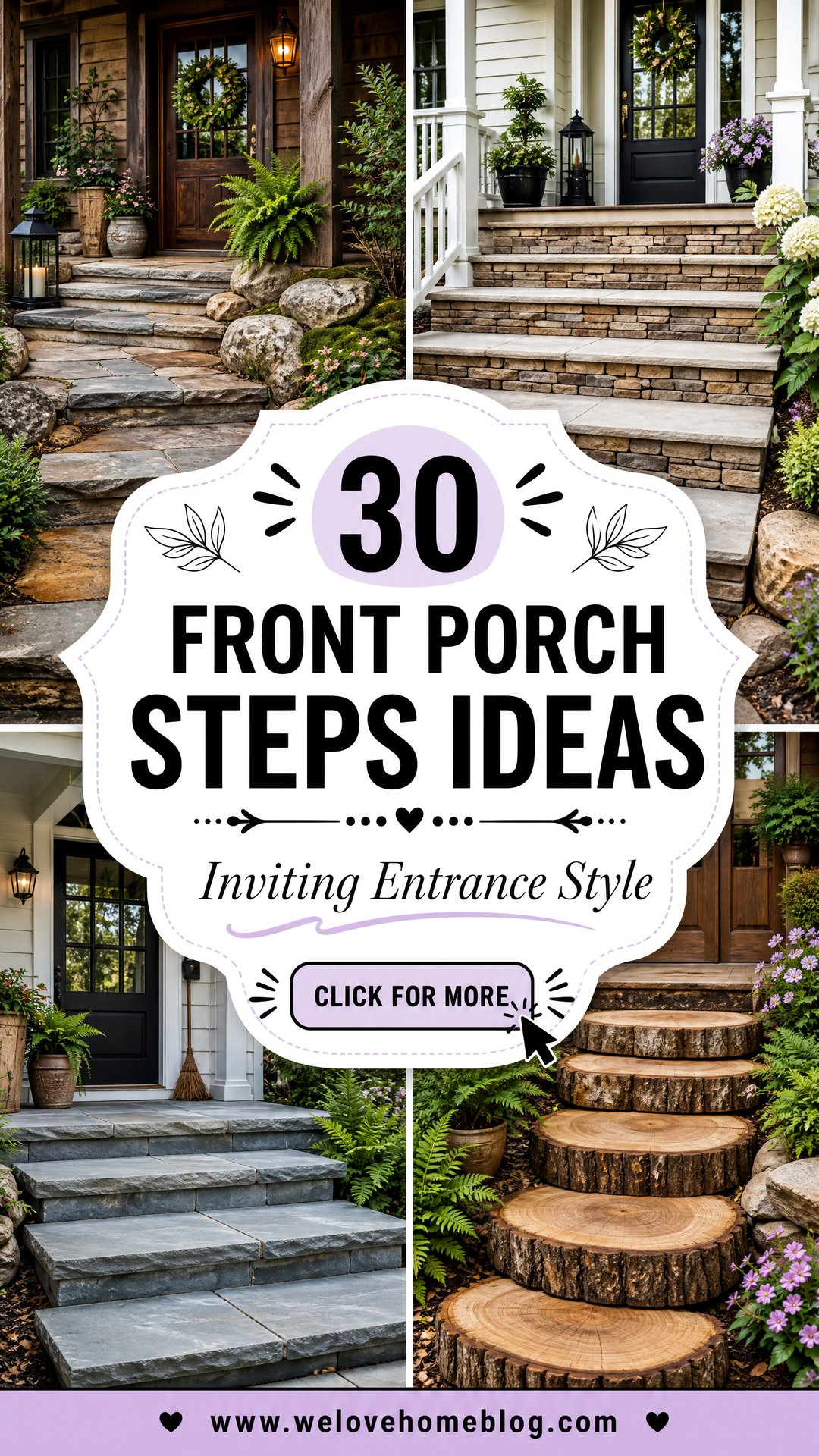 30 Front Porch Steps Ideas for an Inviting Entrance - 30 Front Porch Steps Ideas for an Inviting Entrance