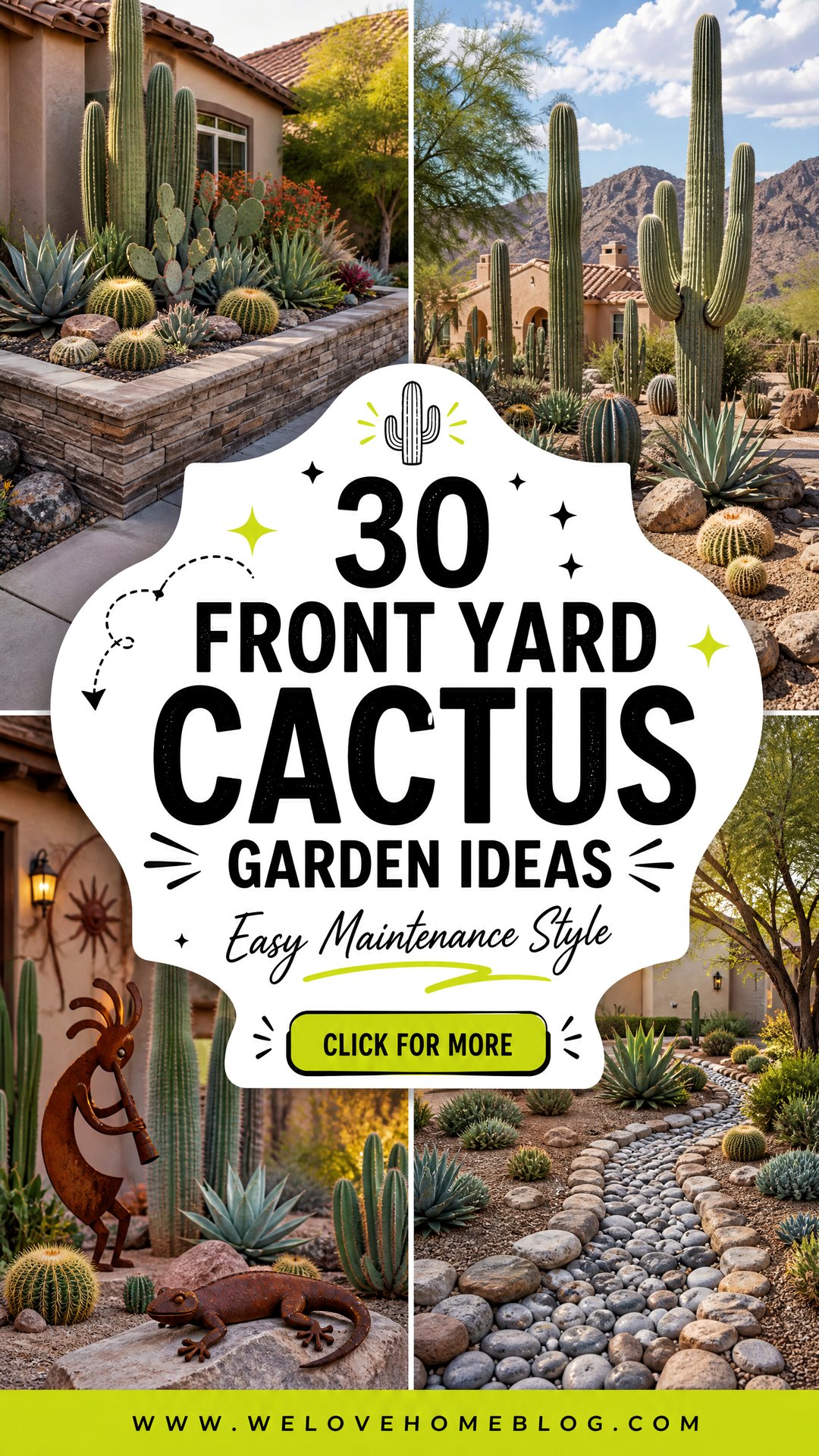 30 Front Yard Cactus Garden Ideas for Easy Maintenance - 30 Front Yard Cactus Garden Ideas for Easy Maintenance
