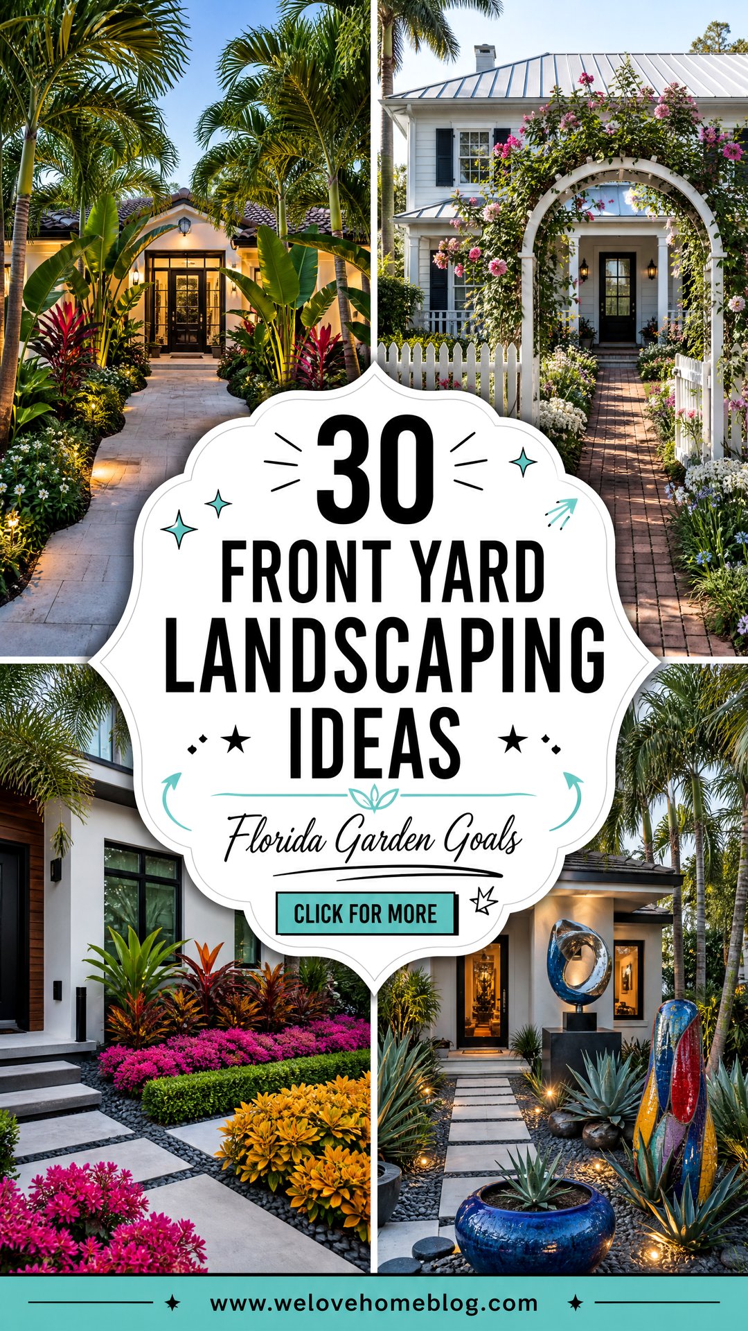 30 Front Yard Landscaping Ideas Florida Residents Love - We Love Home Blog