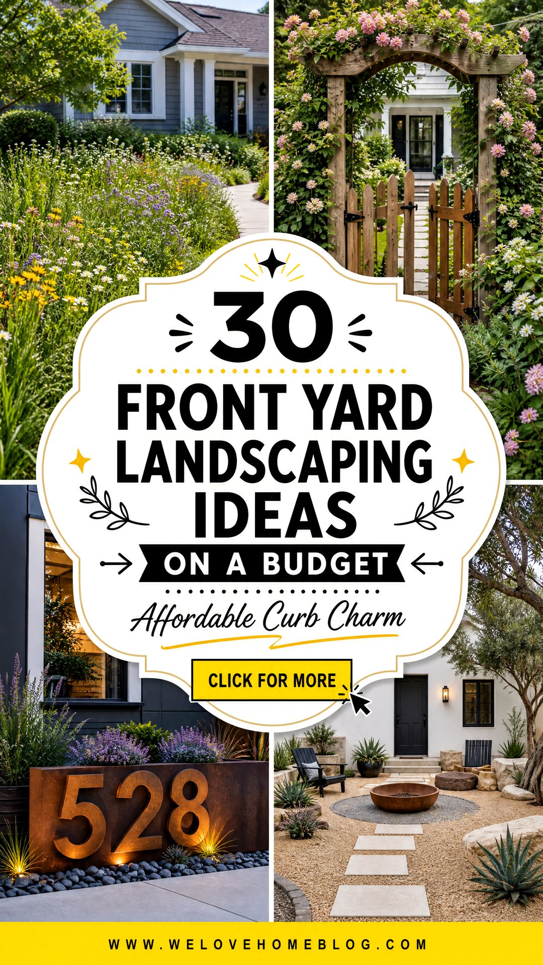 30 Front Yard Landscaping Ideas on a Budget to Try - 30 Front Yard Landscaping Ideas on a Budget to Try