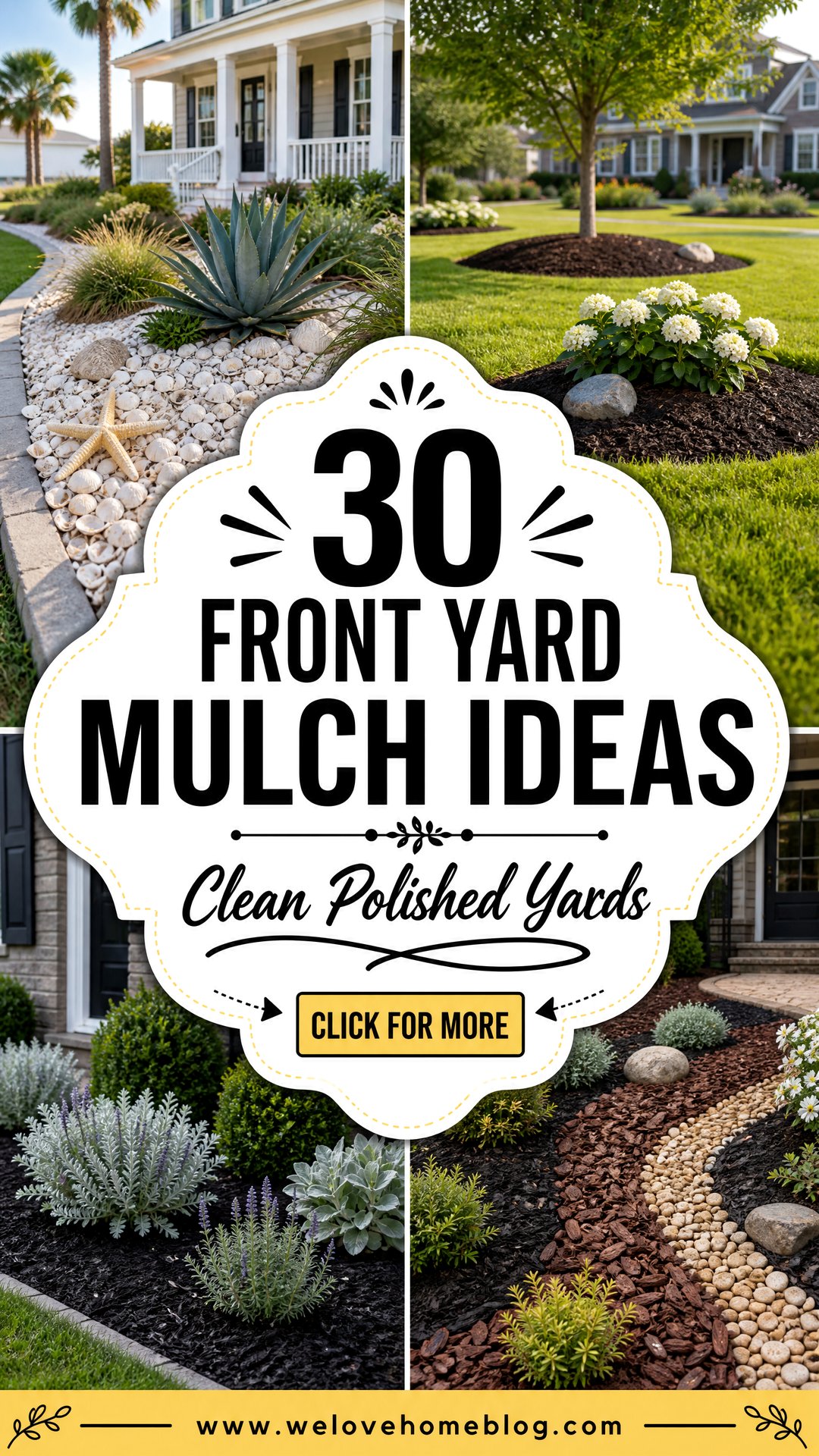 30 Front Yard Mulch Ideas for a Clean Polished Look - 30 Front Yard Mulch Ideas for a Clean, Polished Look
