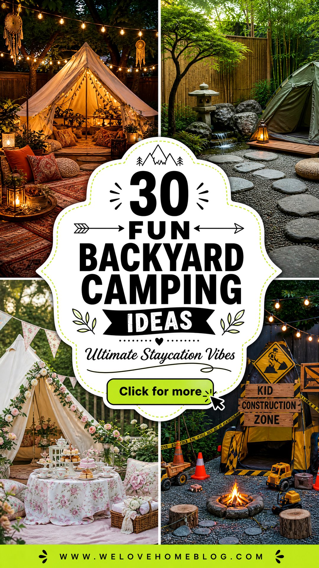 30 Fun Backyard Camping Ideas for the Ultimate Staycation - 30 Fun Backyard Camping Ideas for the Ultimate Staycation