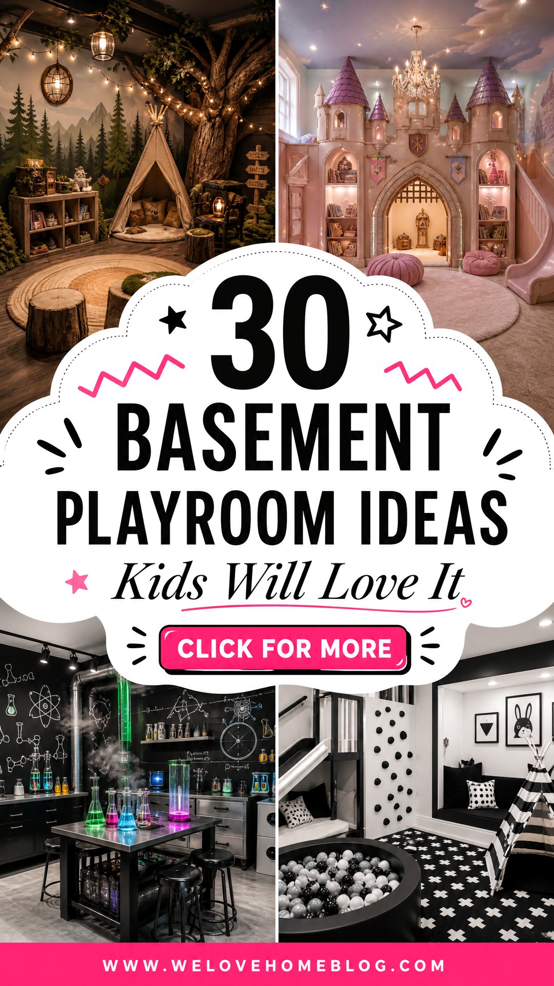 30 Fun Basement Playroom Ideas Your Kids Will Love - 30 Fun Basement Playroom Ideas Your Kids Will Love