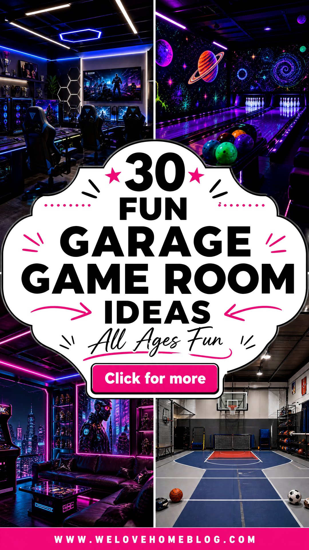 30 Fun Garage Game Room Ideas for All Ages - 30 Fun Garage Game Room Ideas for All Ages