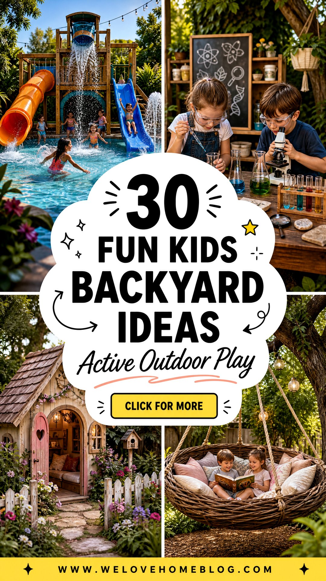 30 Fun Kids Backyard Ideas for Active Outdoor Play - 30 Fun Kids Backyard Ideas for Active Outdoor Play