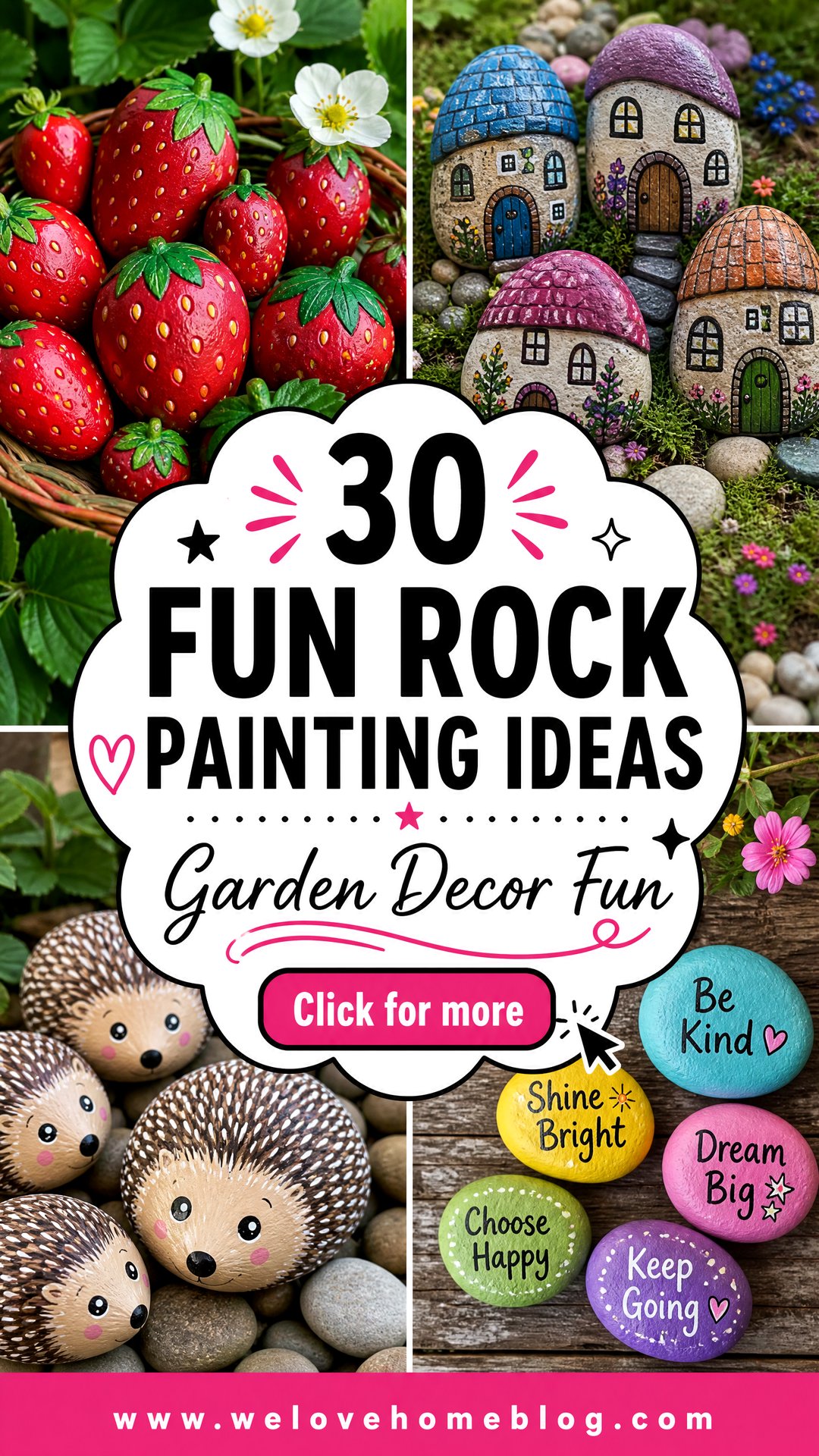 30 Fun Rock Painting Ideas for Garden Decor and Fun - 30 Fun Rock Painting Ideas for Garden Decor and Fun