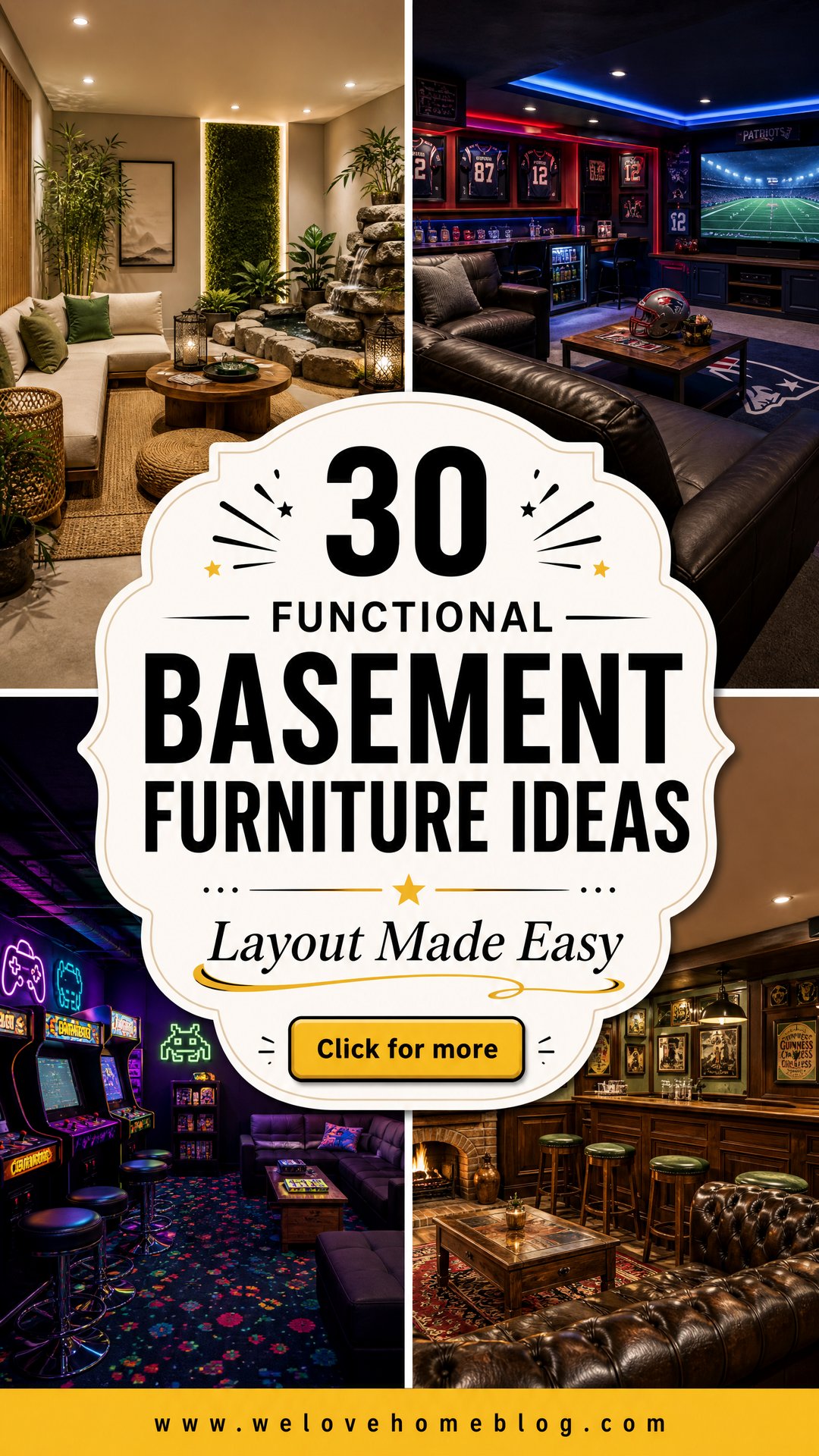 30 Functional Basement Furniture Ideas for Any Layout - 30 Functional Basement Furniture Ideas for Any Layout