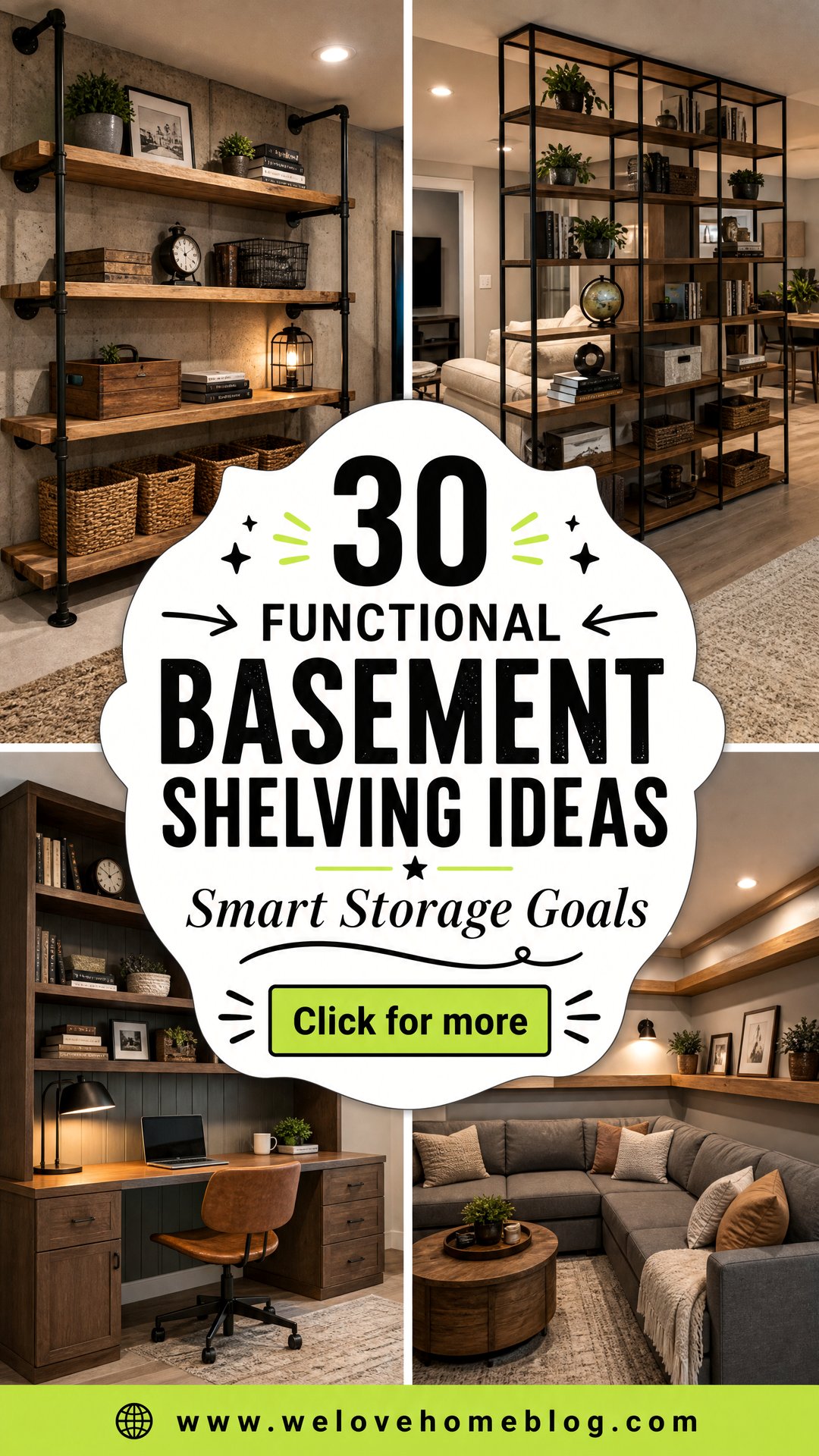 30 Functional Basement Shelving Ideas for Extra Storage - 30 Functional Basement Shelving Ideas for Extra Storage
