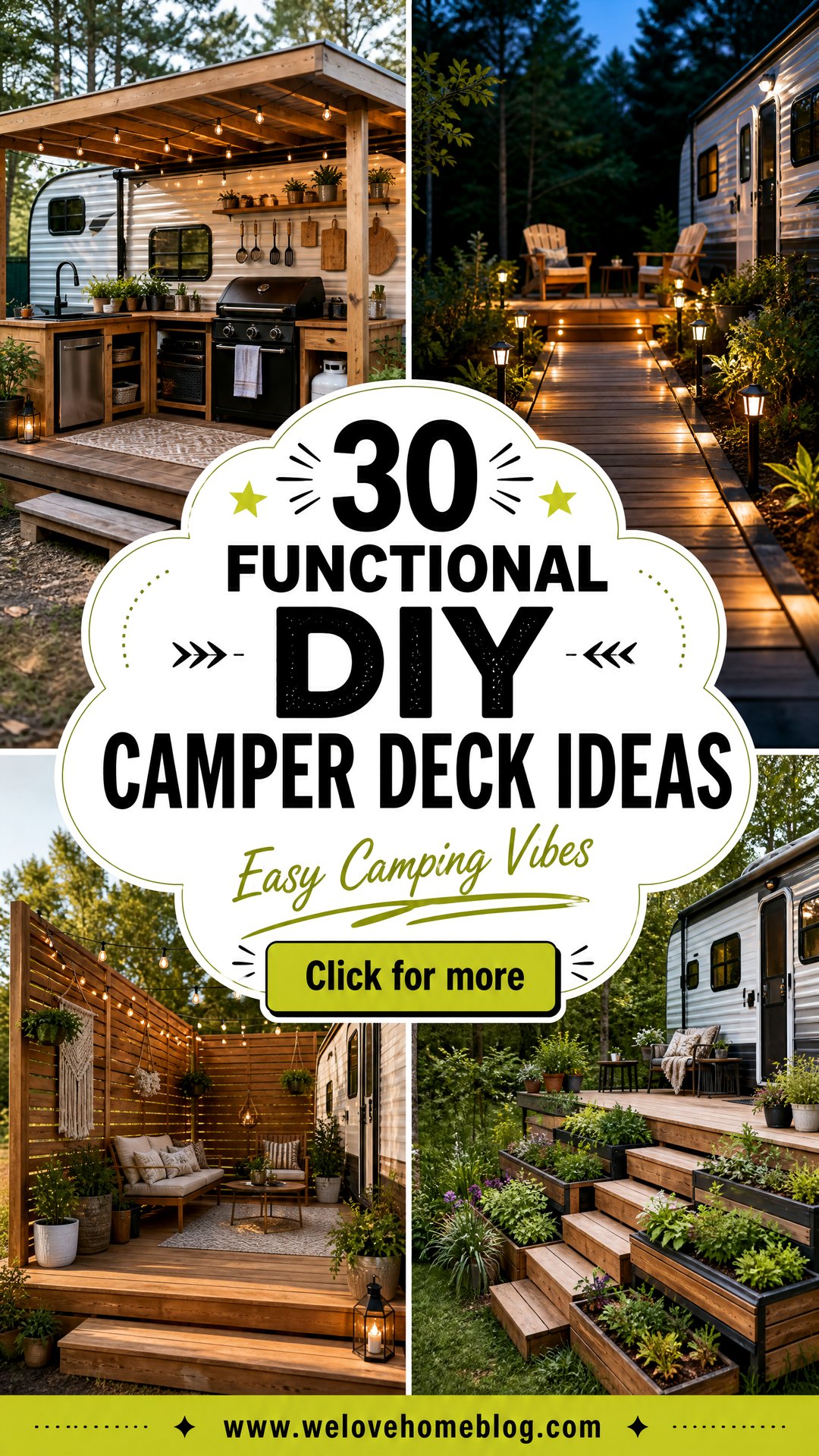 30 Functional DIY Camper Deck Ideas for Easy Camping - 30 Functional DIY Camper Deck Ideas for Easy Camping