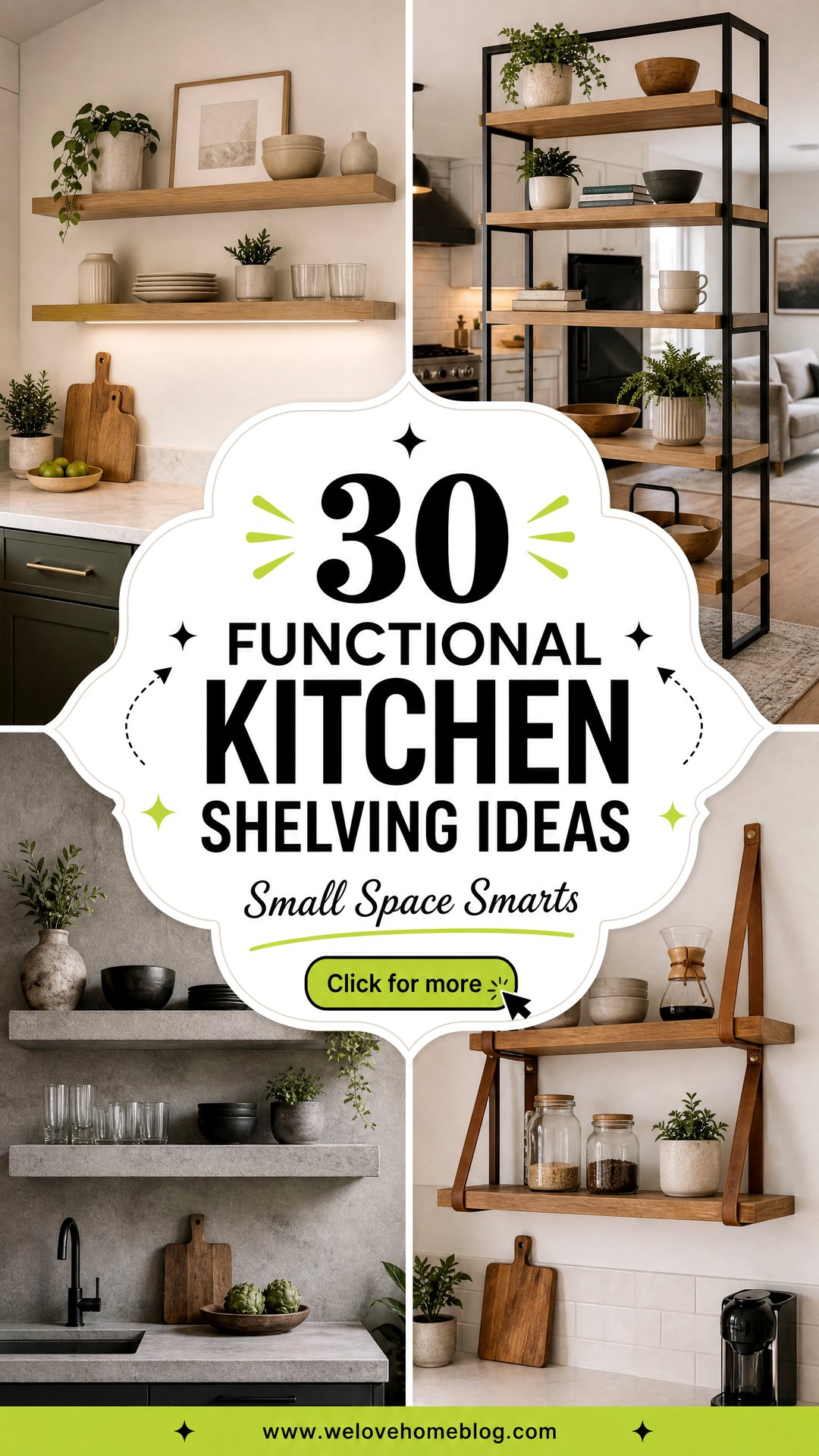30 Functional Kitchen Shelving Ideas for Small Spaces - 30 Functional Kitchen Shelving Ideas for Small Spaces