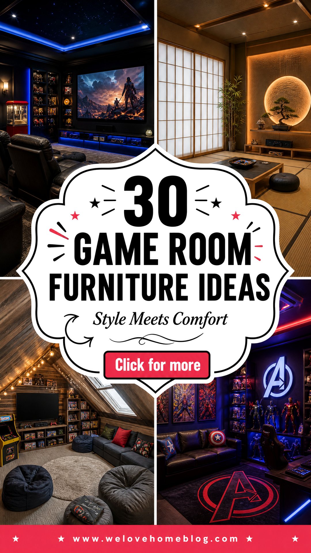 30 Game Room Furniture Ideas for Style and Comfort - 30 Game Room Furniture Ideas for Style and Comfort