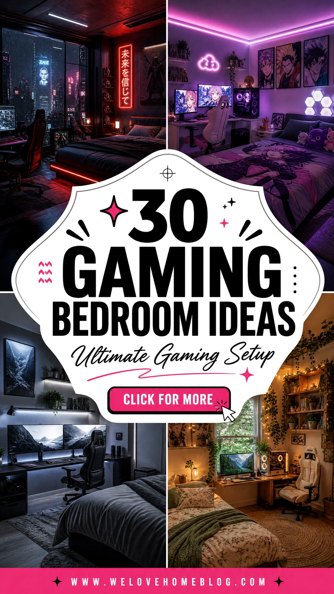 30 Gaming Bedroom Ideas for the Ultimate Setup - 30 Gaming Bedroom Ideas for the Ultimate Setup